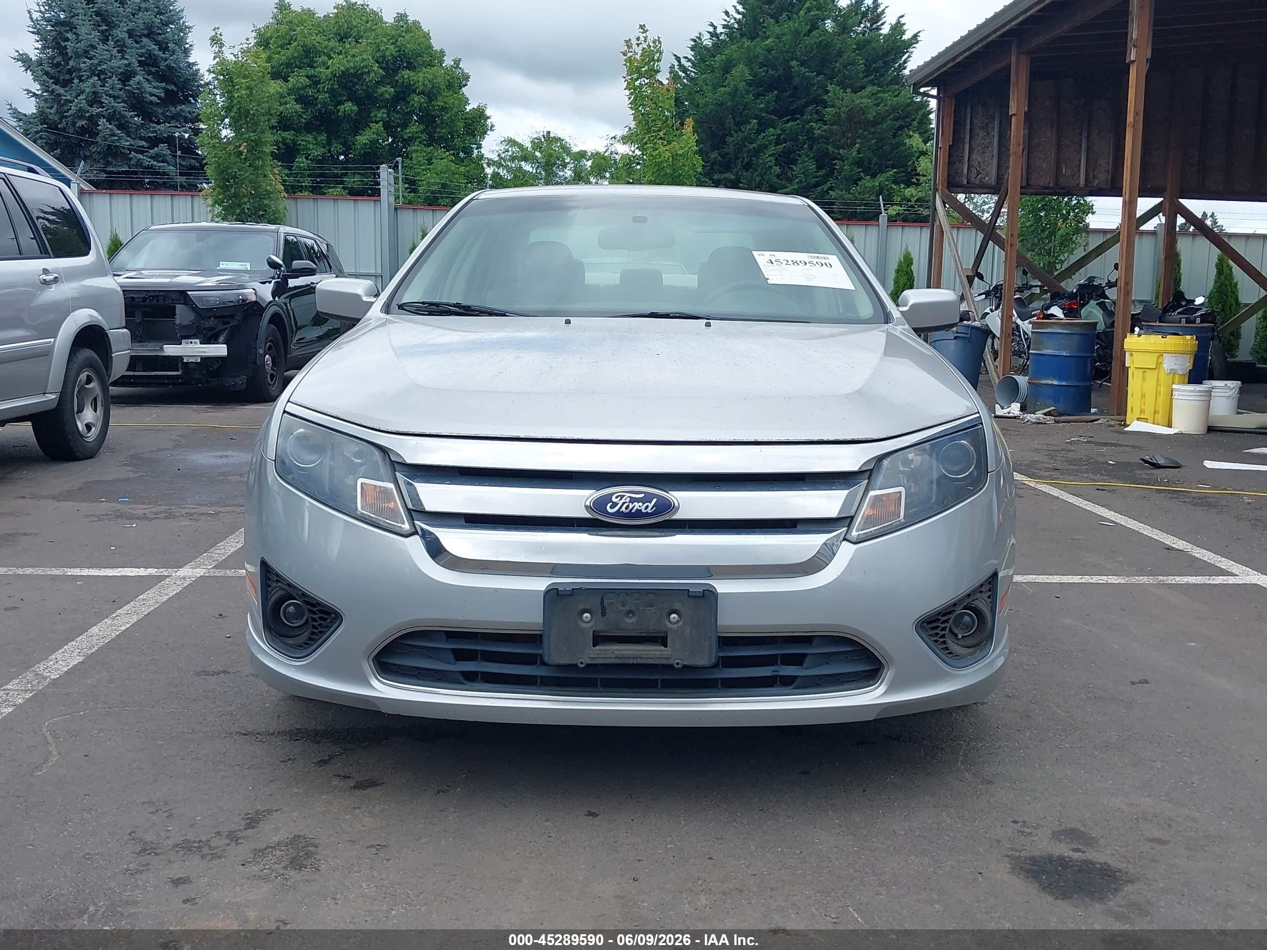 2010 Ford Fusion Se Silver vin: 3FAHP0HA8AR285744