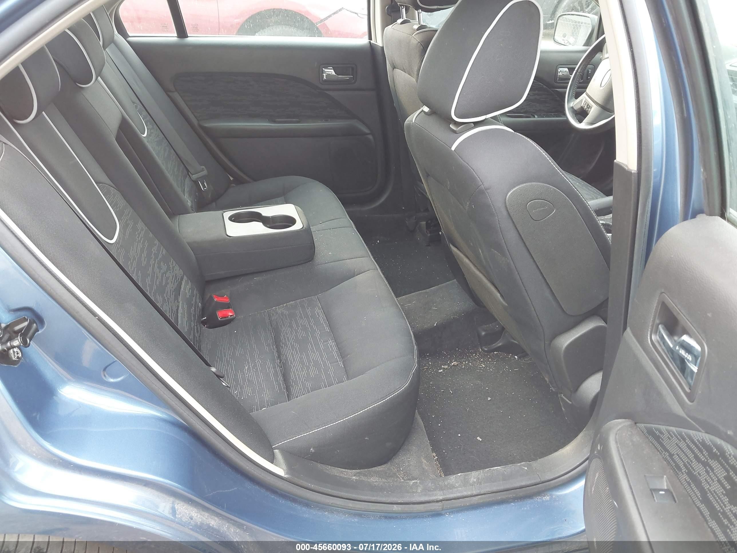 2010 Ford Fusion Se Blue vin: 3FAHP0HA8AR307385