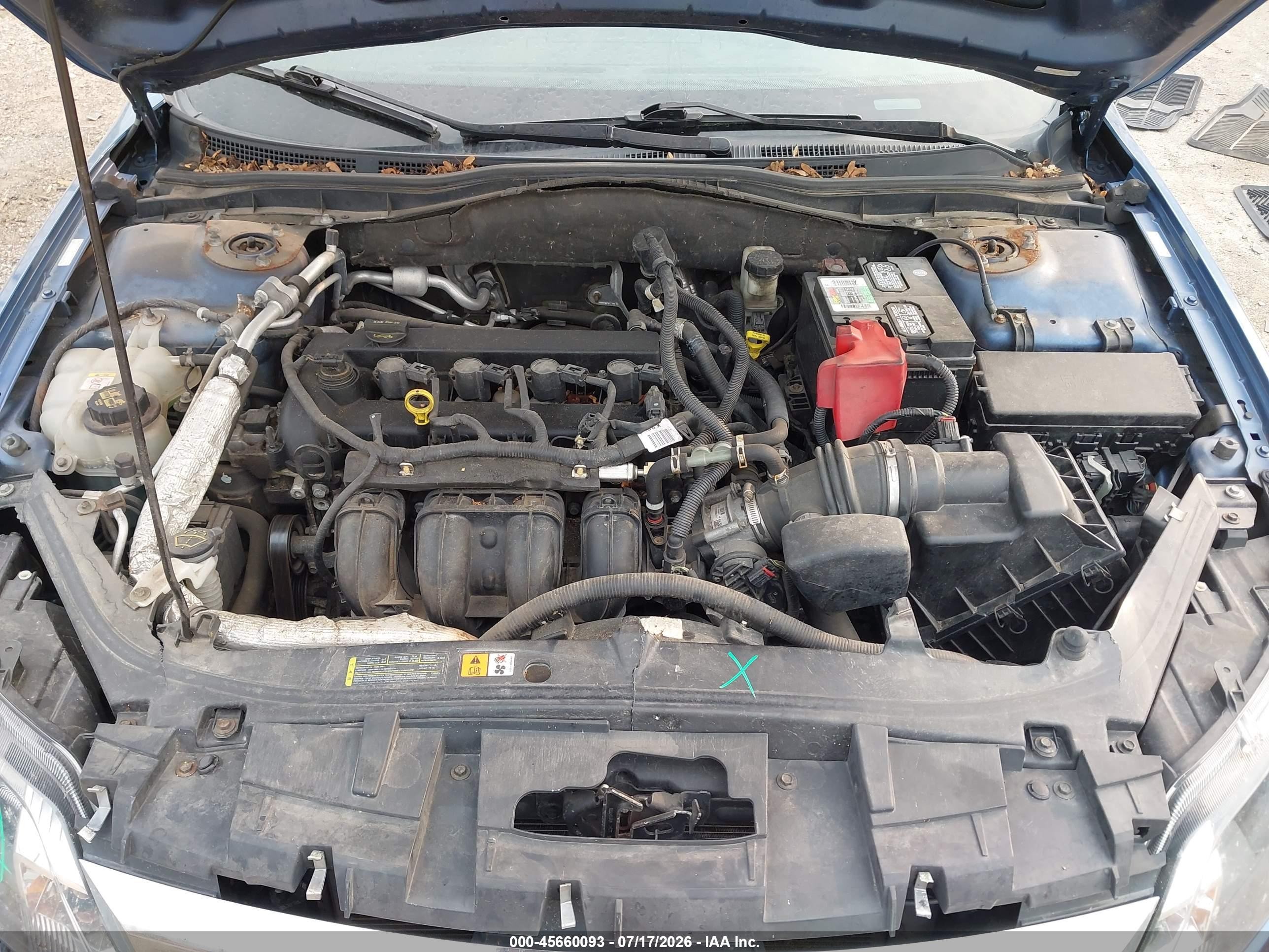 2010 Ford Fusion Se Blue vin: 3FAHP0HA8AR307385