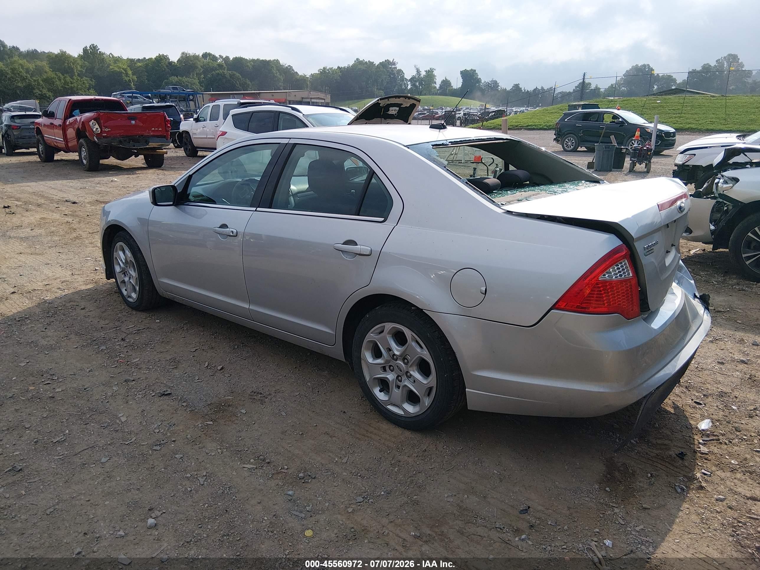 2010 Ford Fusion Se Silver vin: 3FAHP0HA8AR341827