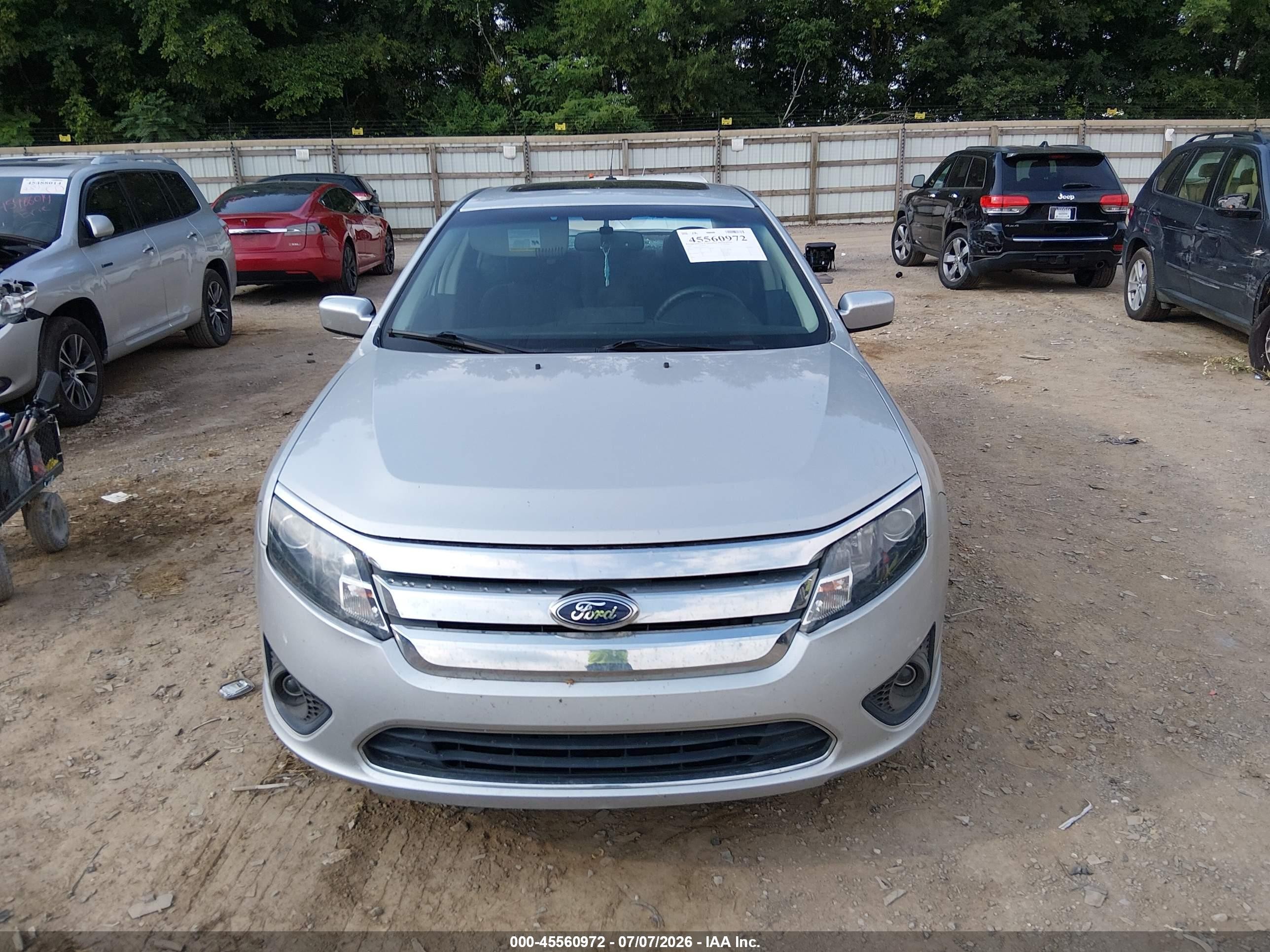 2010 Ford Fusion Se Silver vin: 3FAHP0HA8AR341827