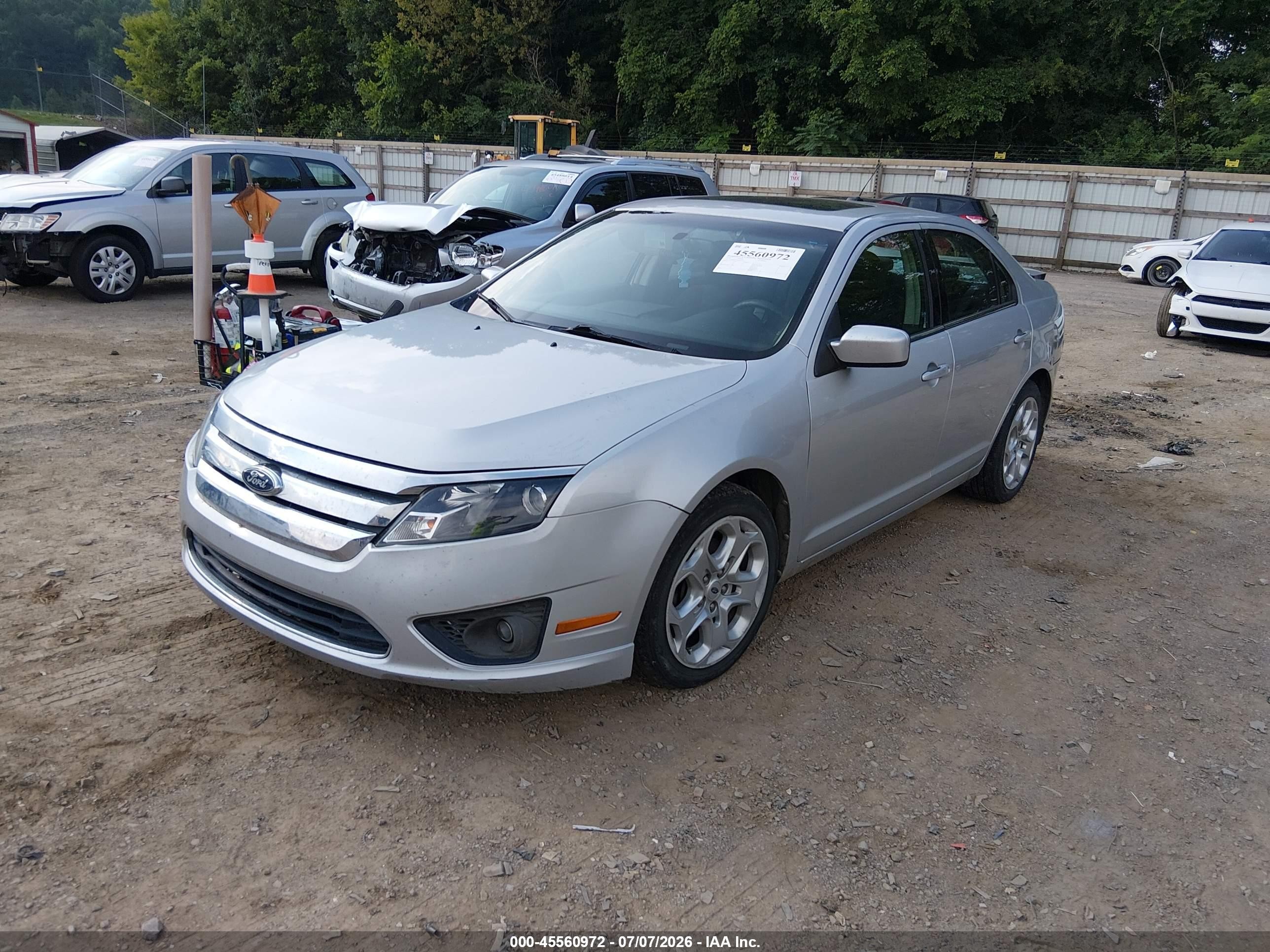 2010 Ford Fusion Se Silver vin: 3FAHP0HA8AR341827