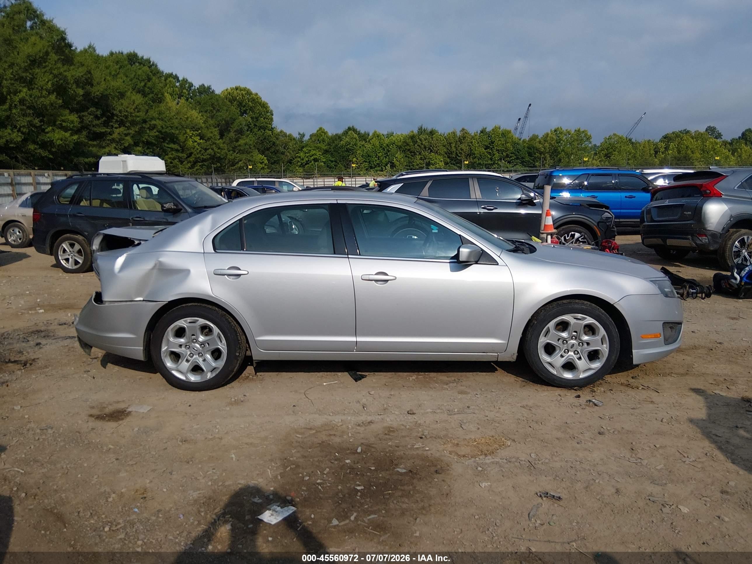 2010 Ford Fusion Se Silver vin: 3FAHP0HA8AR341827