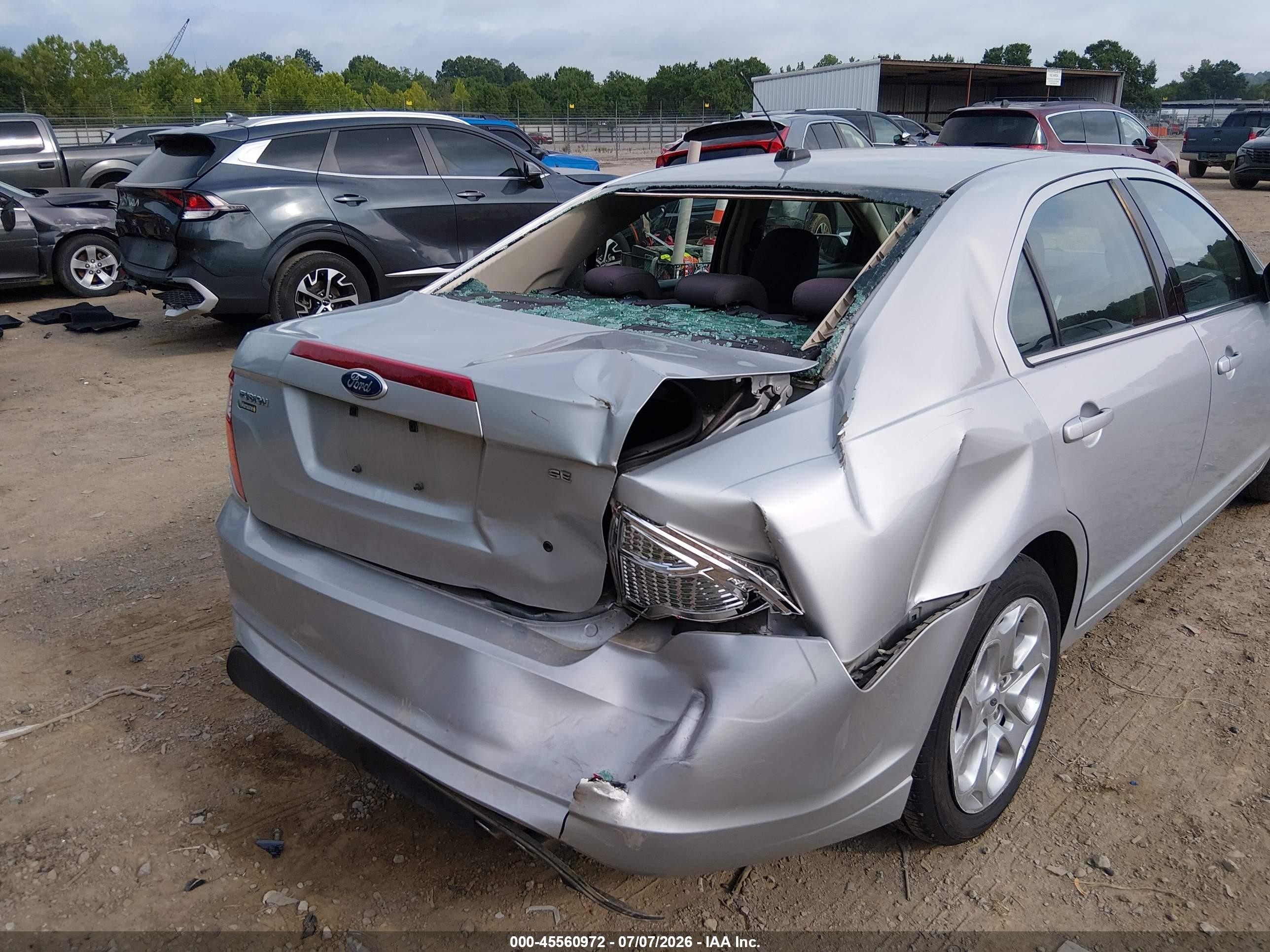 2010 Ford Fusion Se Silver vin: 3FAHP0HA8AR341827
