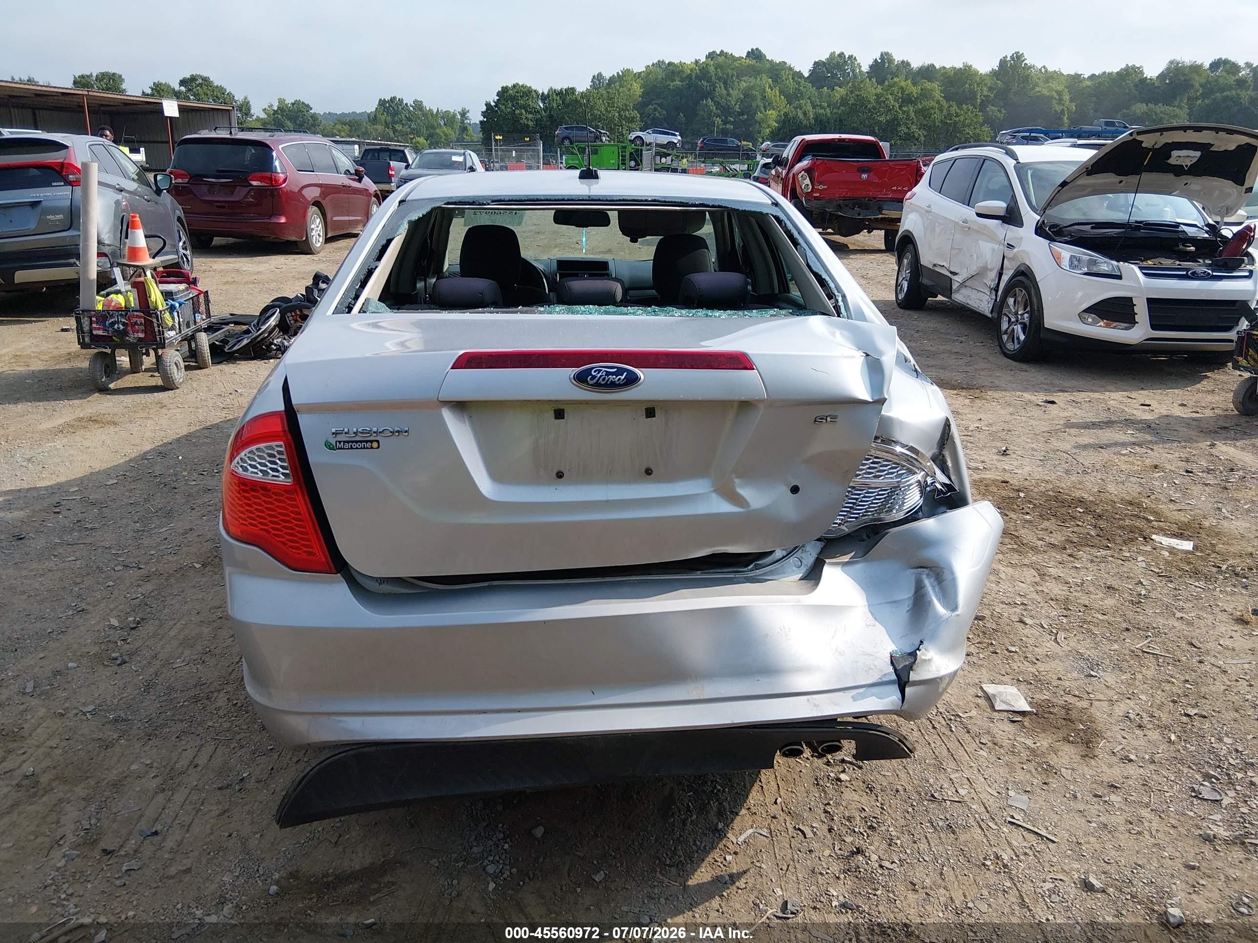 2010 Ford Fusion Se Silver vin: 3FAHP0HA8AR341827