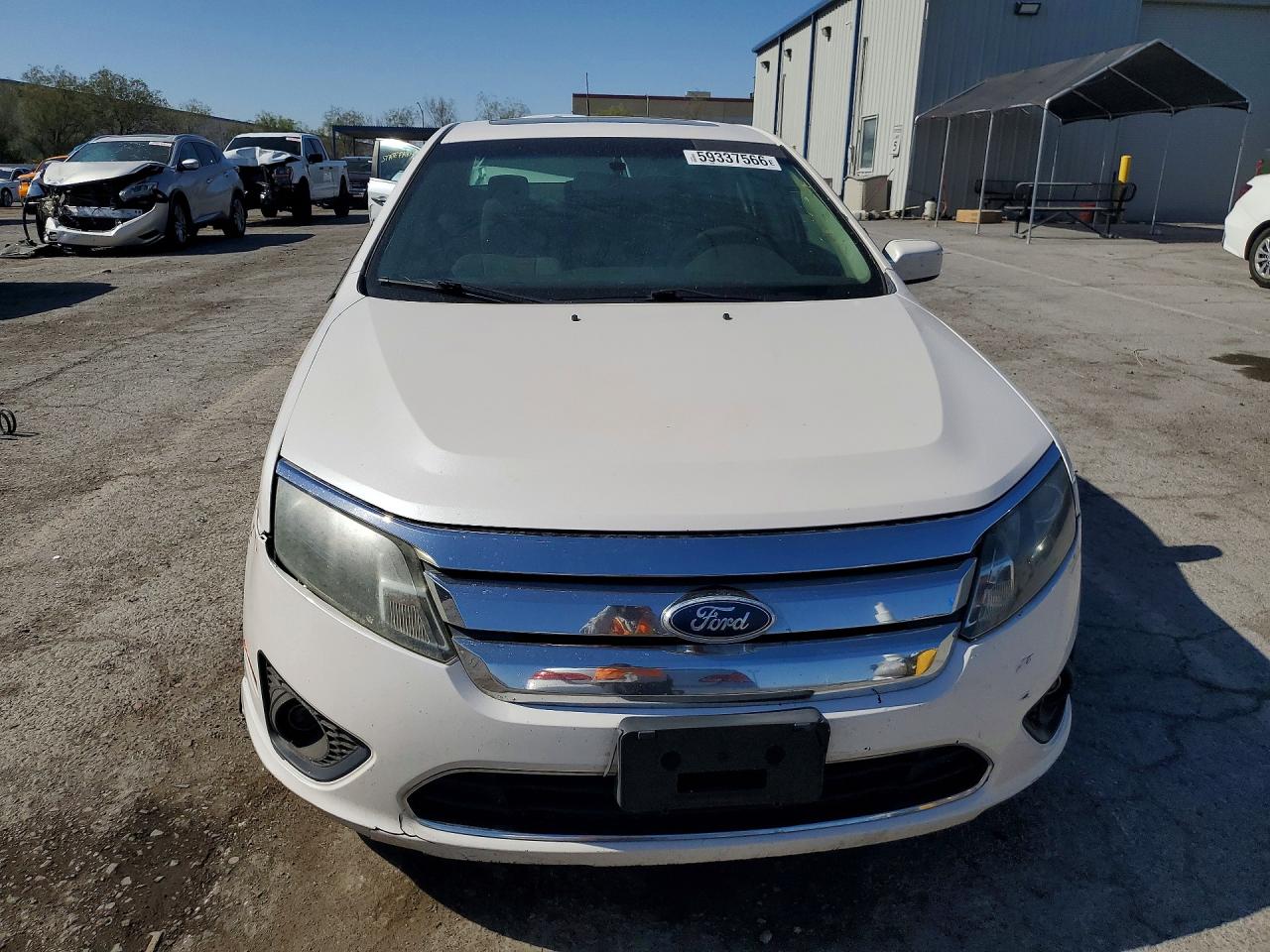 2010 Ford Fusion Se White vin: 3FAHP0HA8AR372737