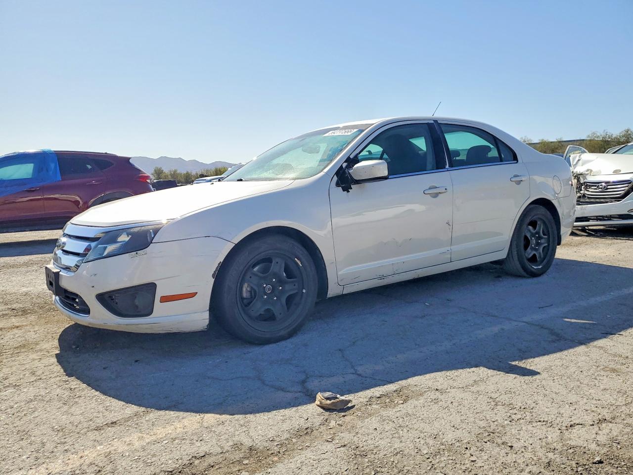 2010 Ford Fusion Se White vin: 3FAHP0HA8AR372737