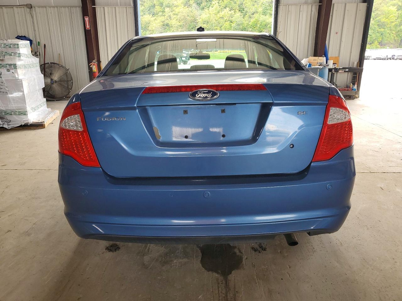 2010 Ford Fusion Se Blue vin: 3FAHP0HA8AR400911