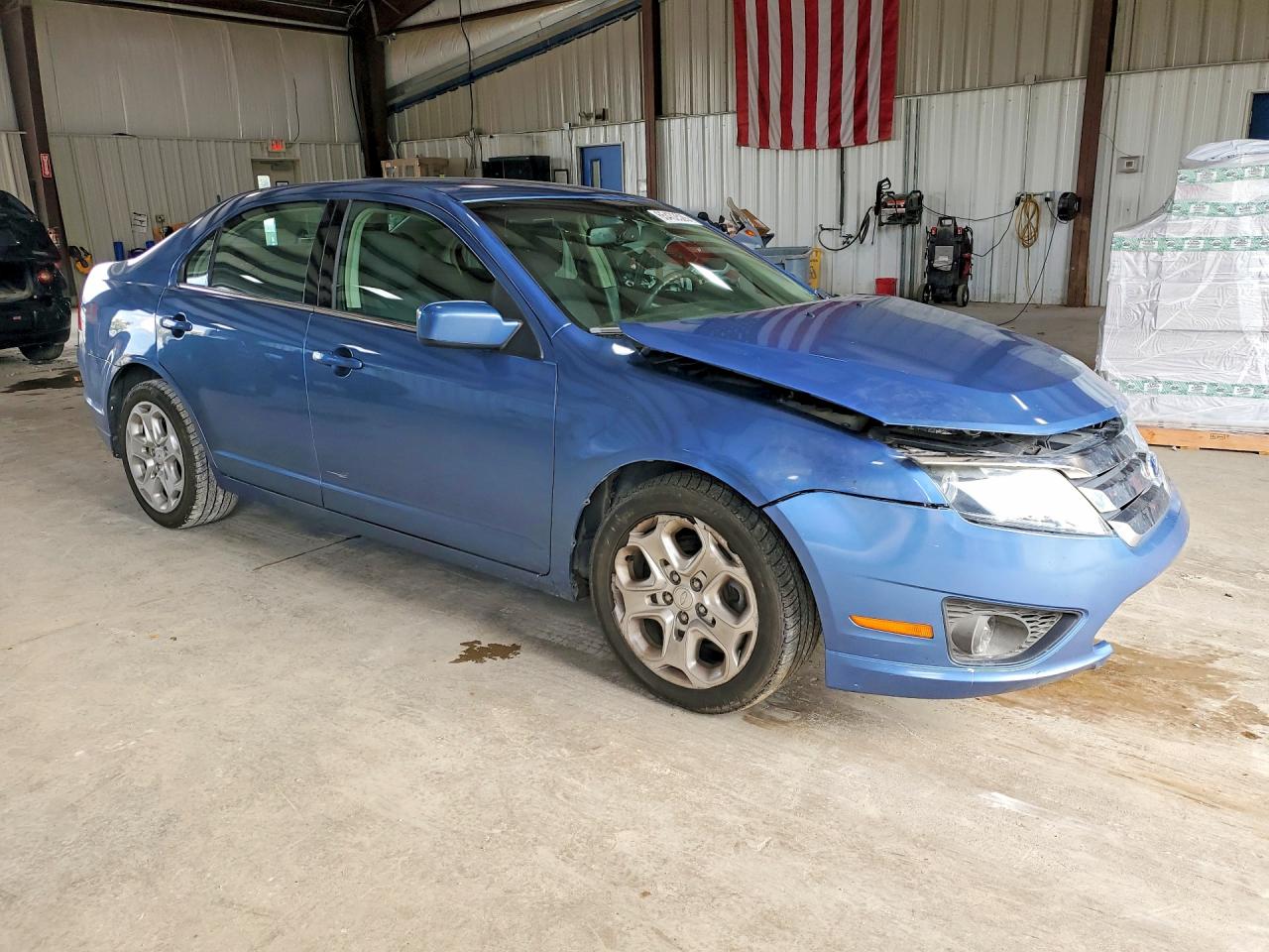 2010 Ford Fusion Se Blue vin: 3FAHP0HA8AR400911