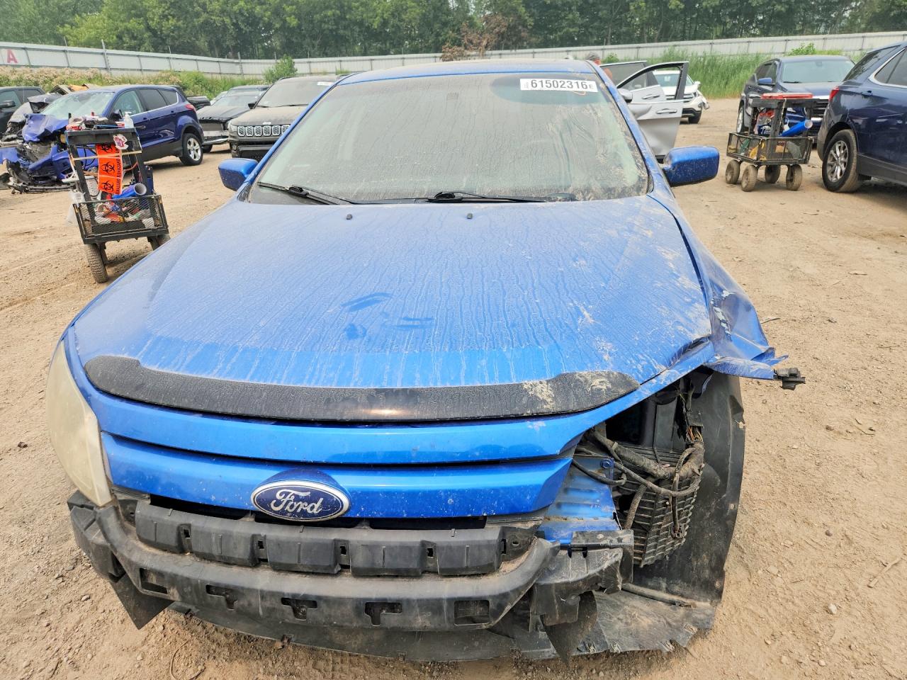 2011 Ford Fusion Se Blue vin: 3FAHP0HA8BR154217