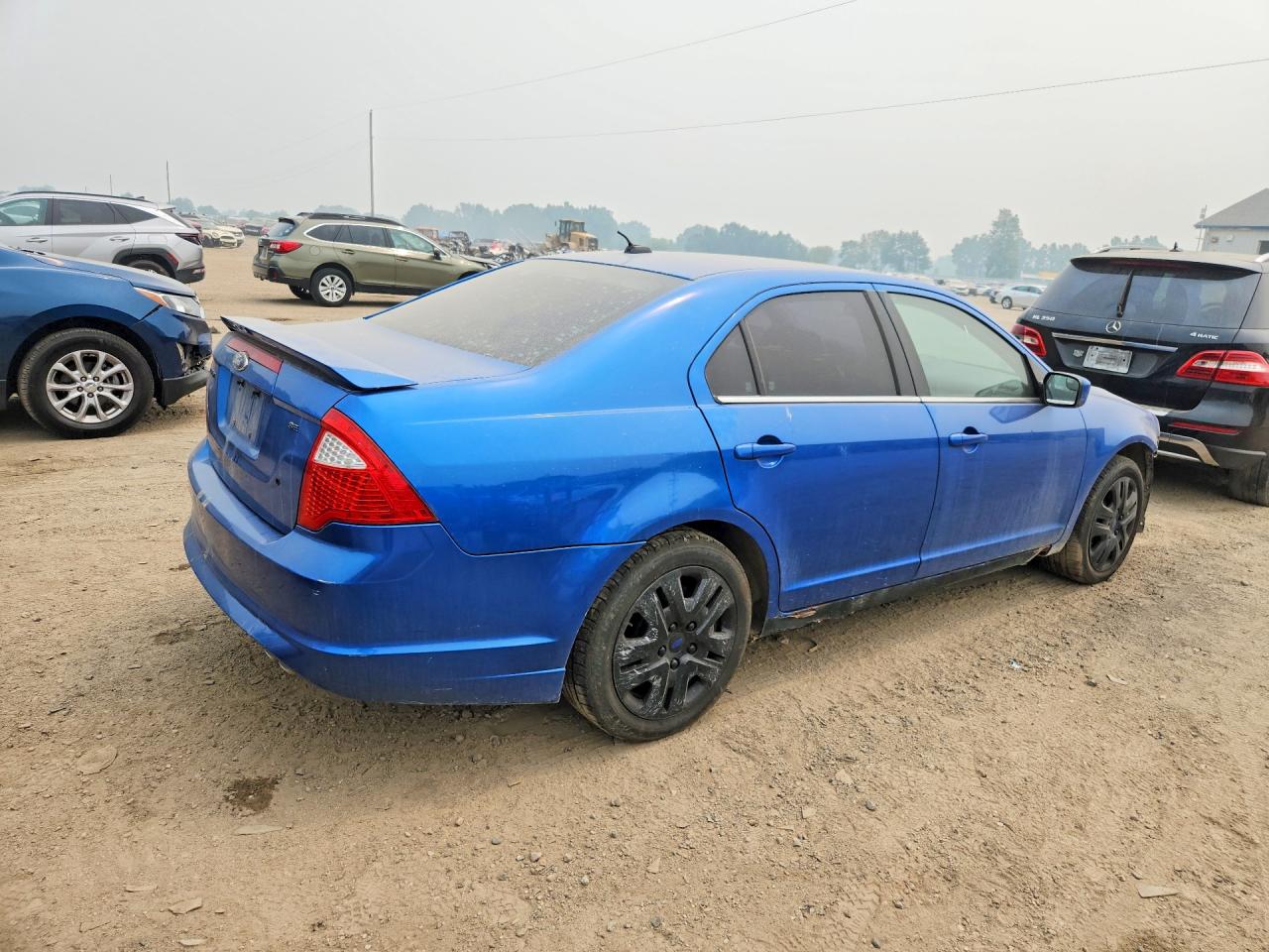 2011 Ford Fusion Se Blue vin: 3FAHP0HA8BR154217