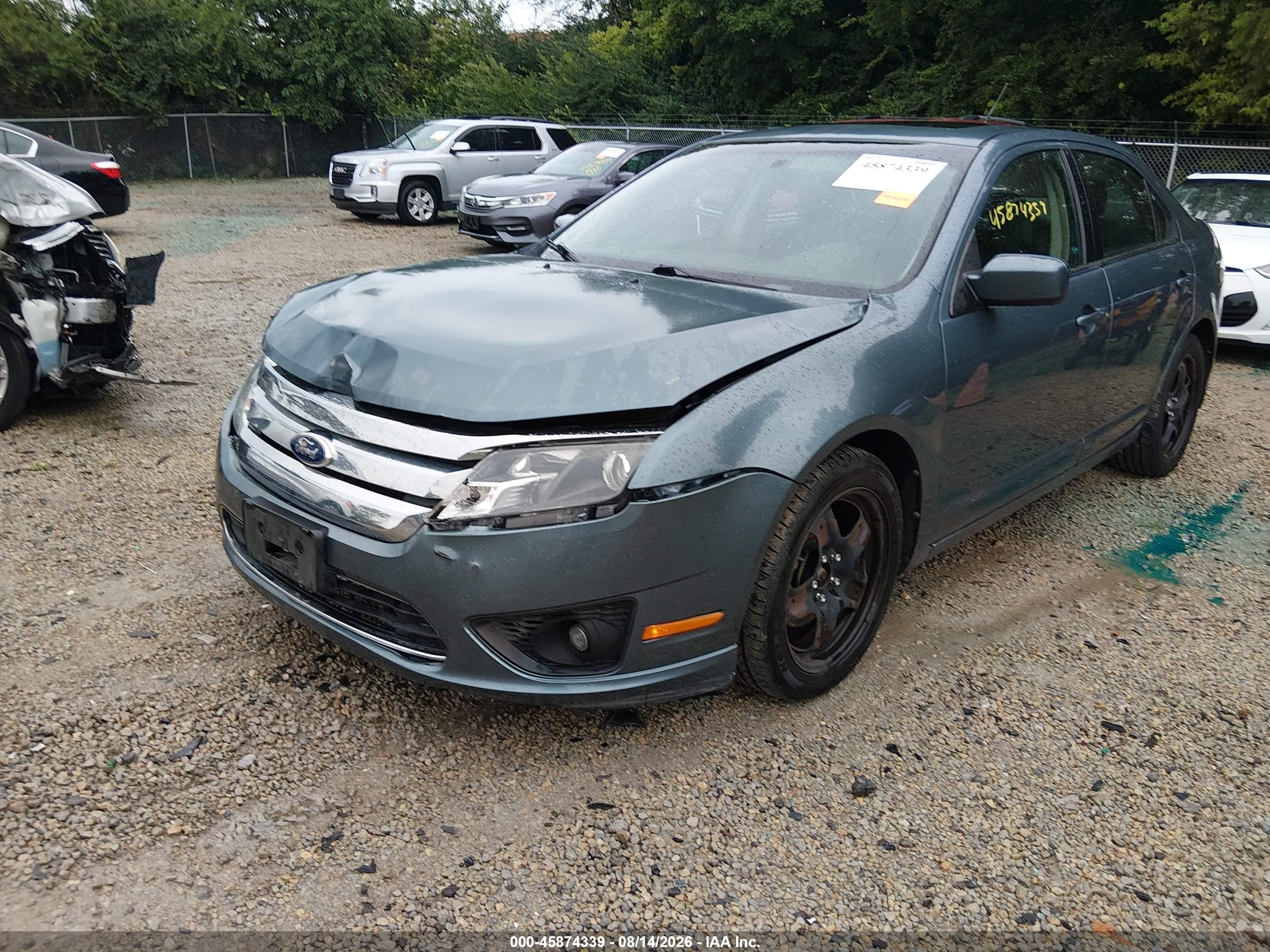 2011 Ford Fusion Se Blue vin: 3FAHP0HA8BR232219