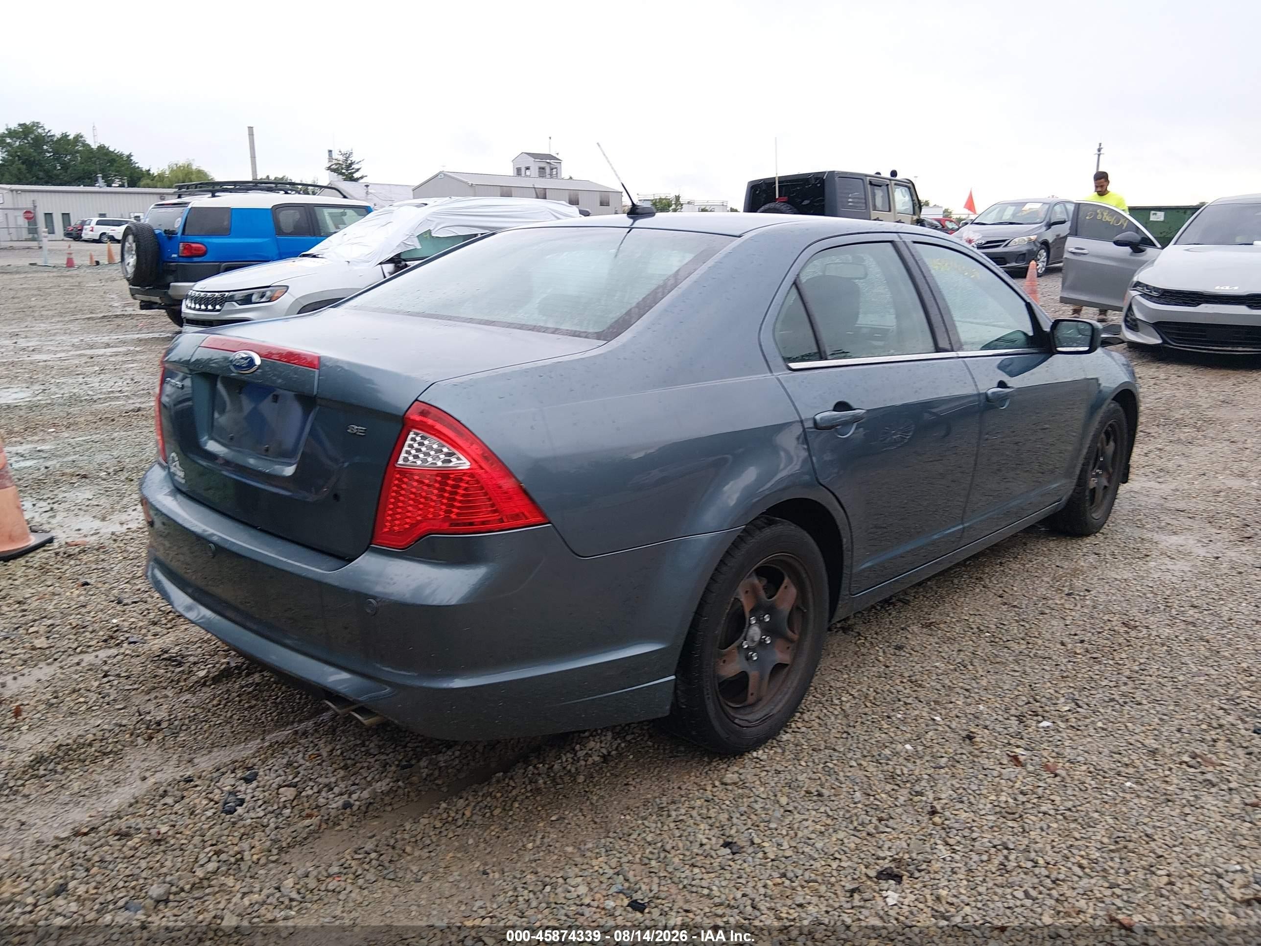2011 Ford Fusion Se Blue vin: 3FAHP0HA8BR232219