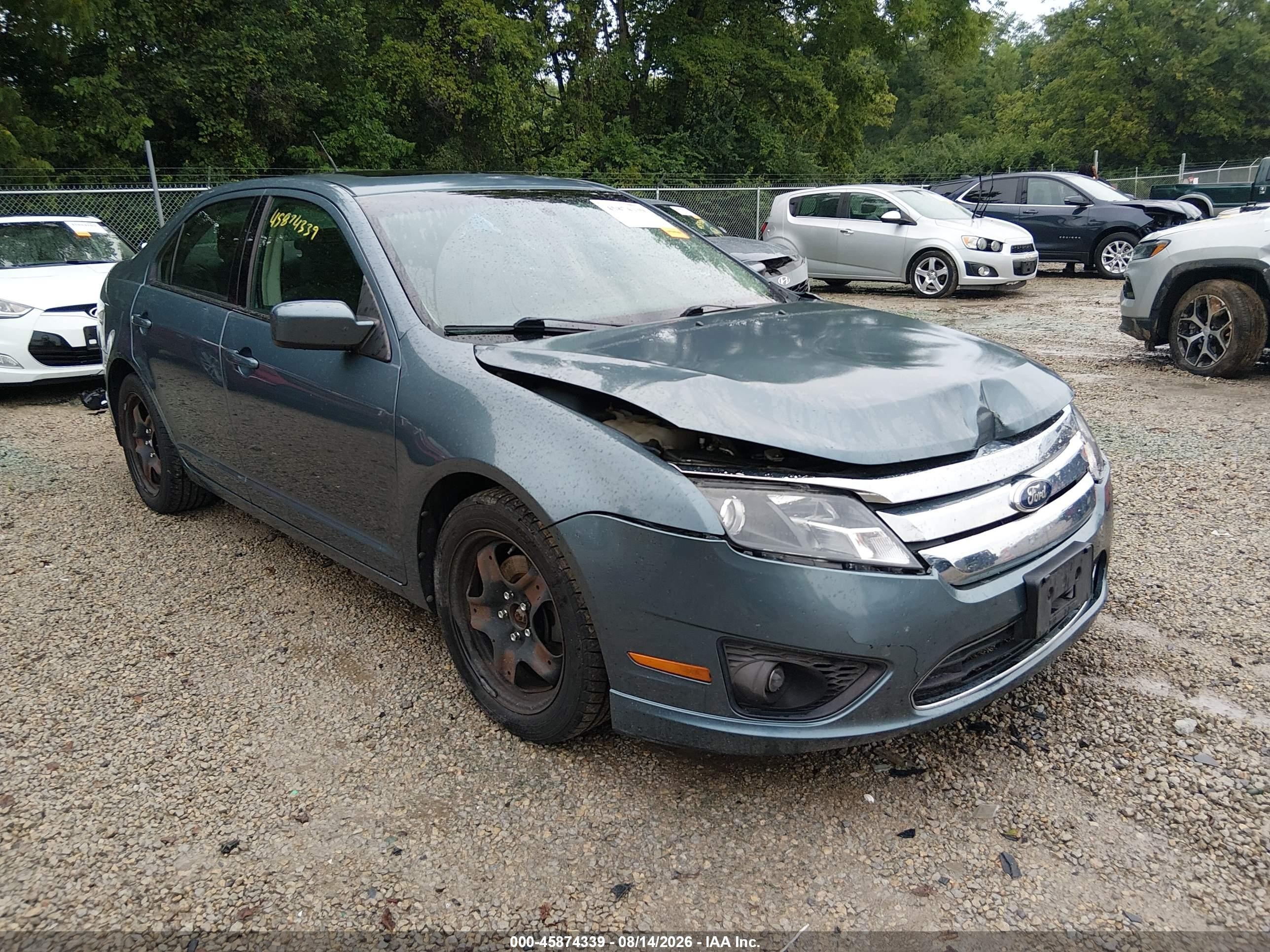 2011 Ford Fusion Se Синий vin: 3FAHP0HA8BR232219