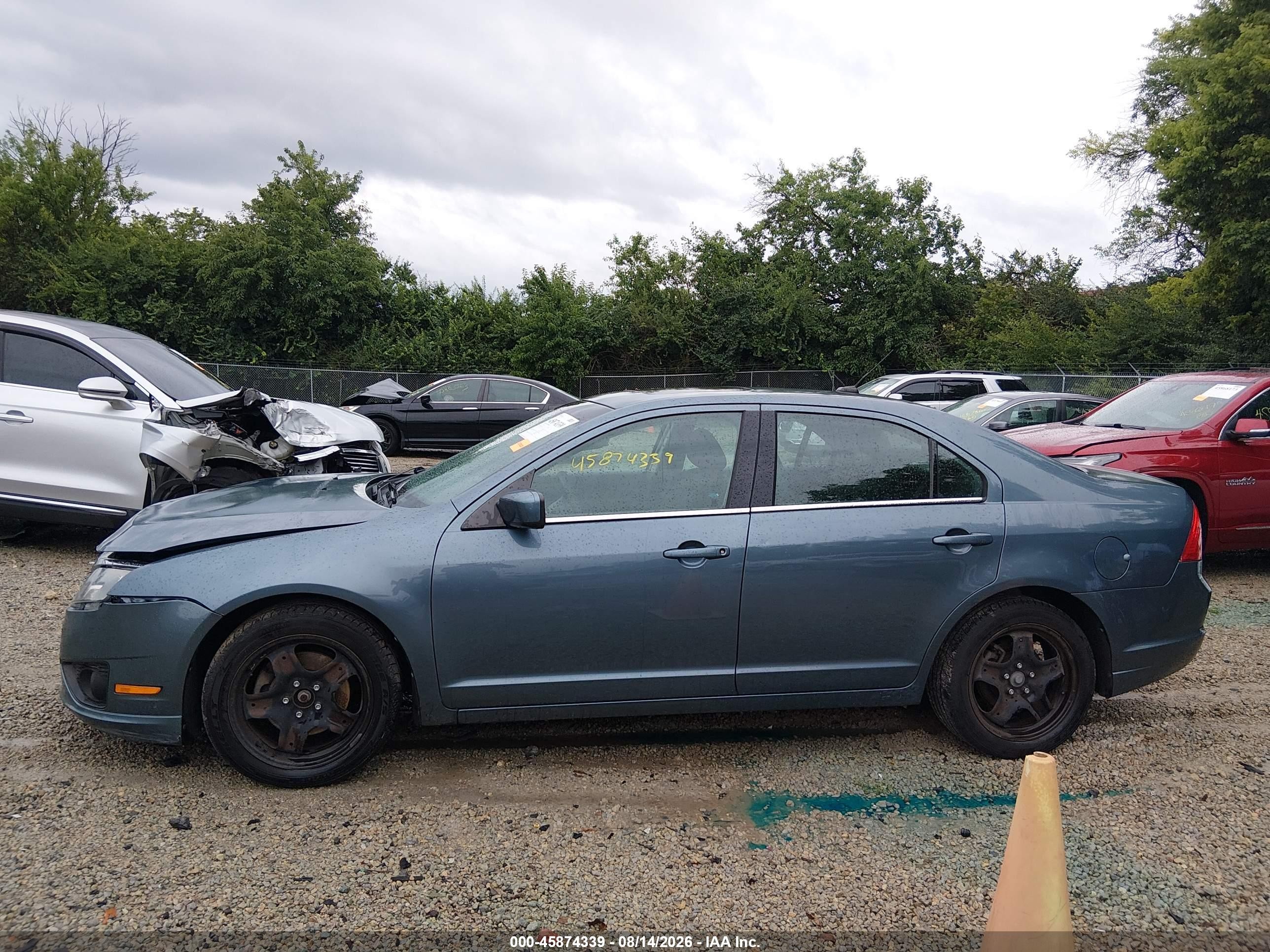 2011 Ford Fusion Se Blue vin: 3FAHP0HA8BR232219