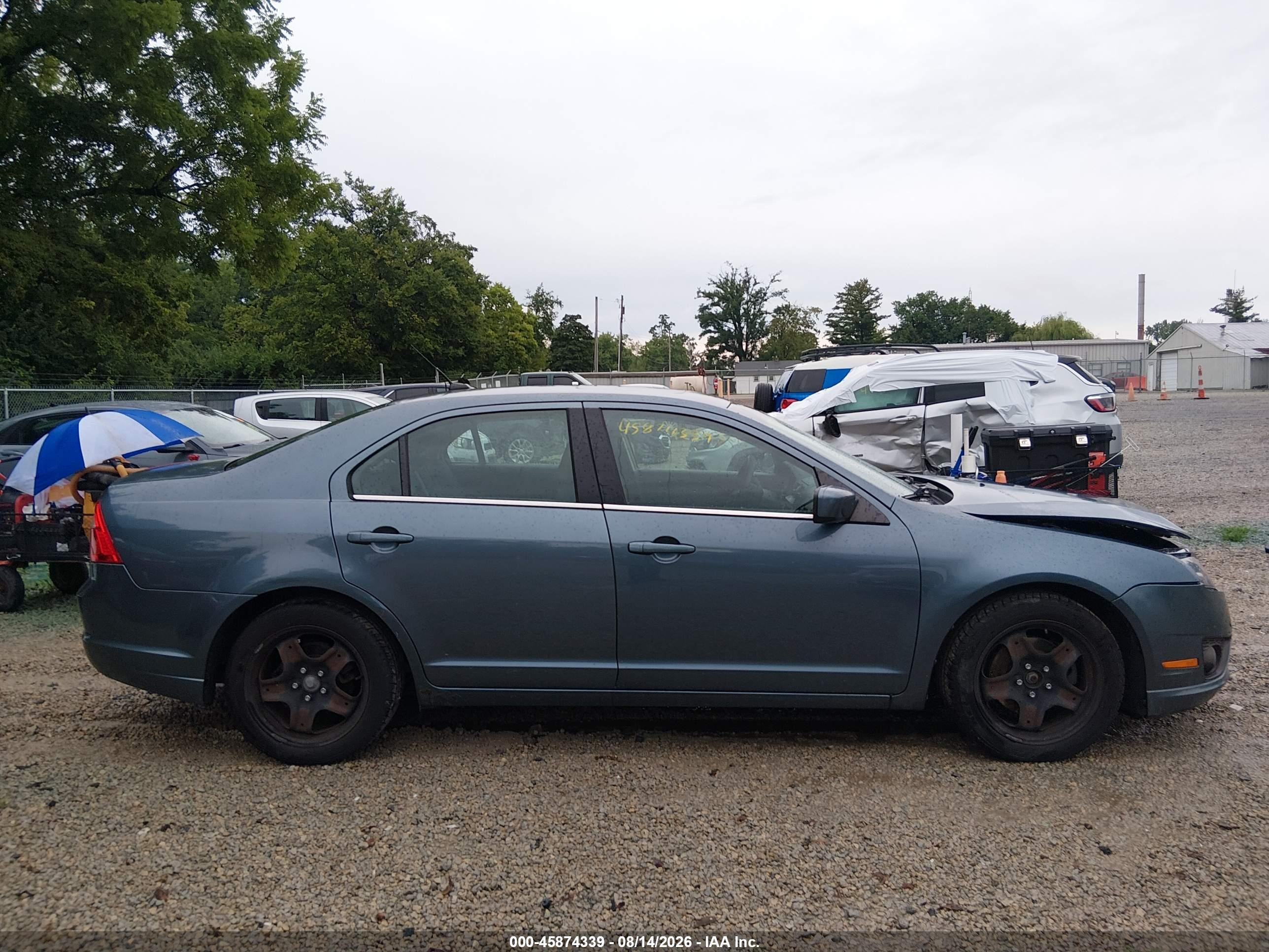 2011 Ford Fusion Se Blue vin: 3FAHP0HA8BR232219