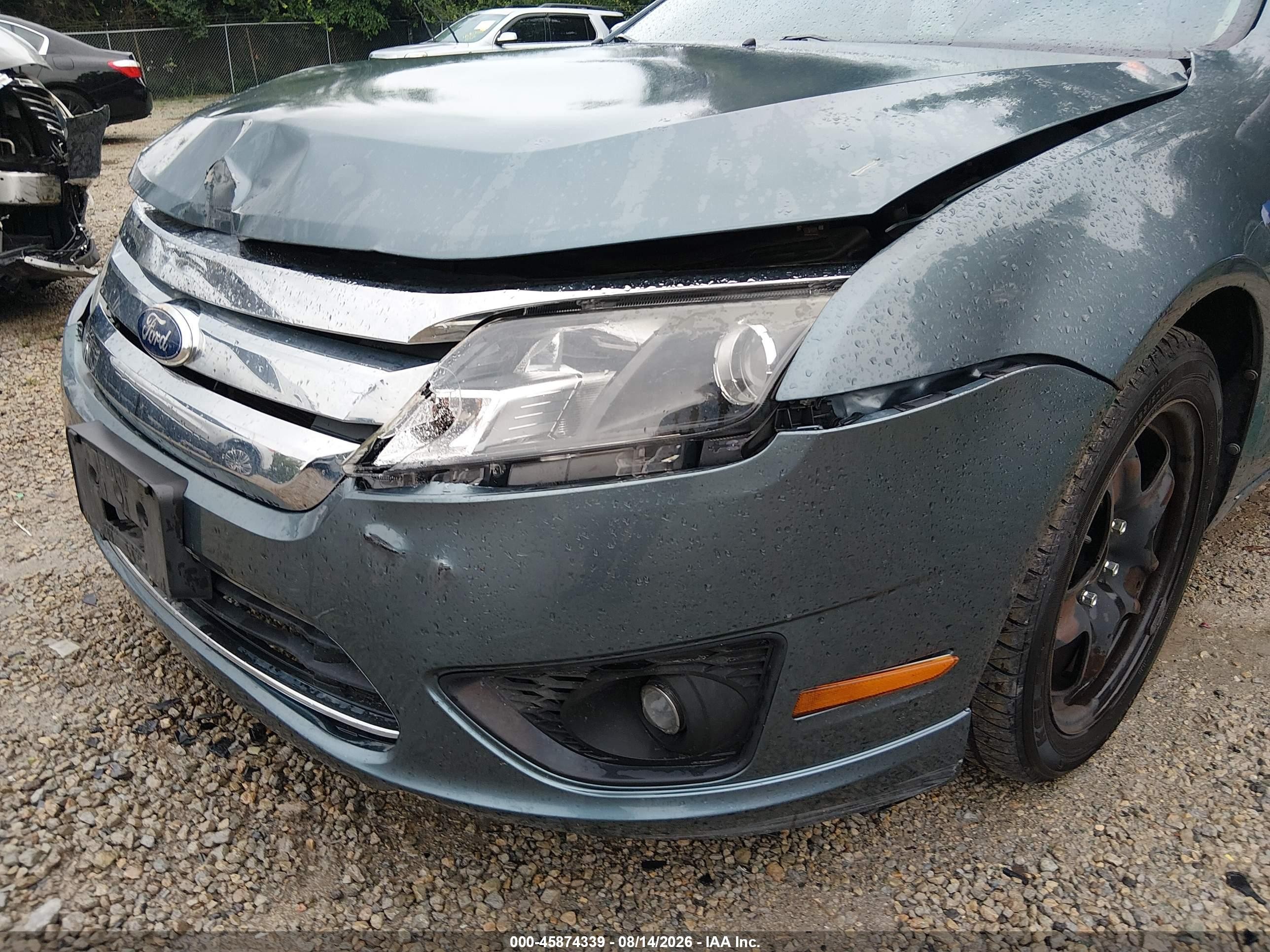 2011 Ford Fusion Se Blue vin: 3FAHP0HA8BR232219