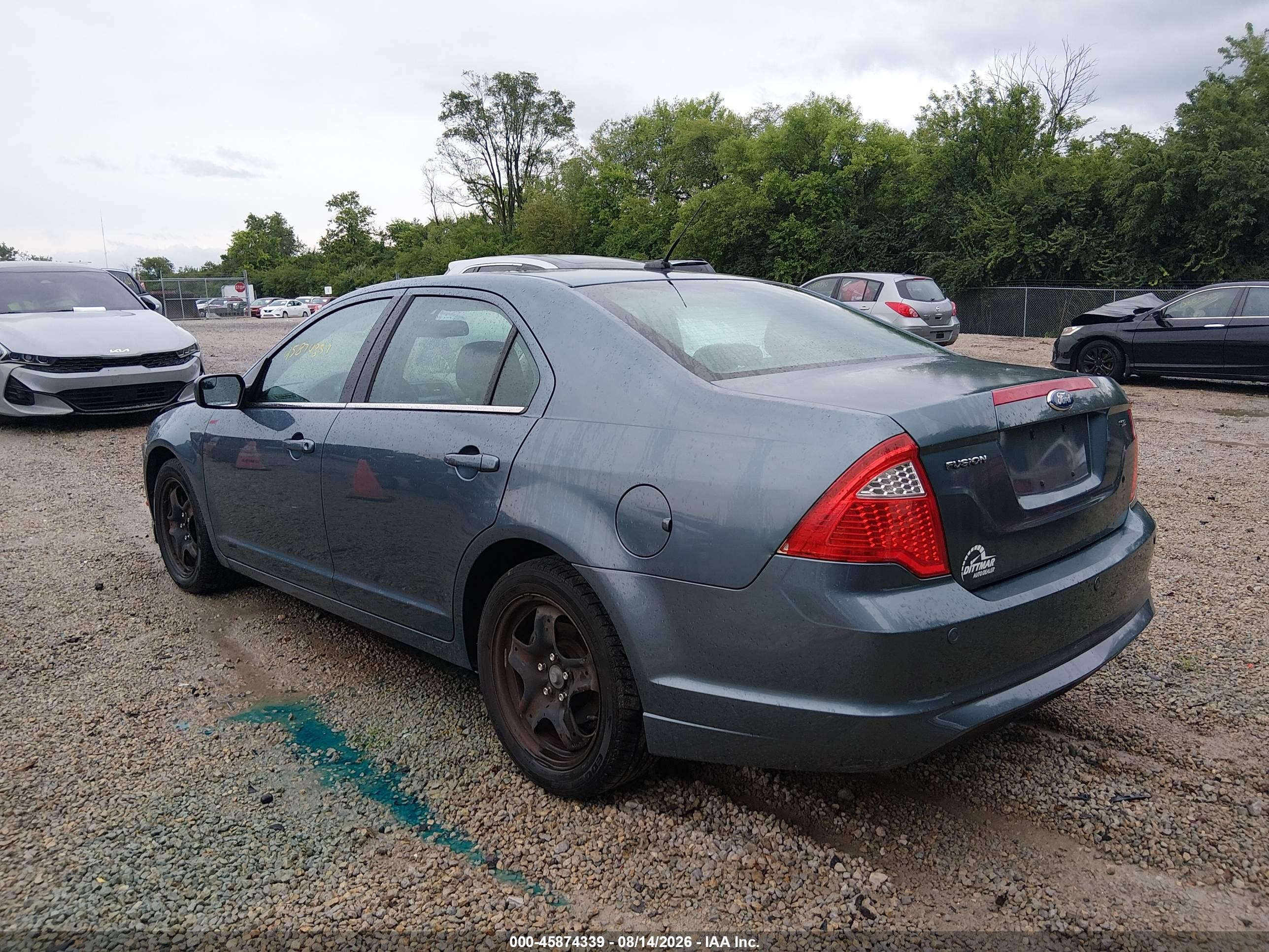 2011 Ford Fusion Se Blue vin: 3FAHP0HA8BR232219