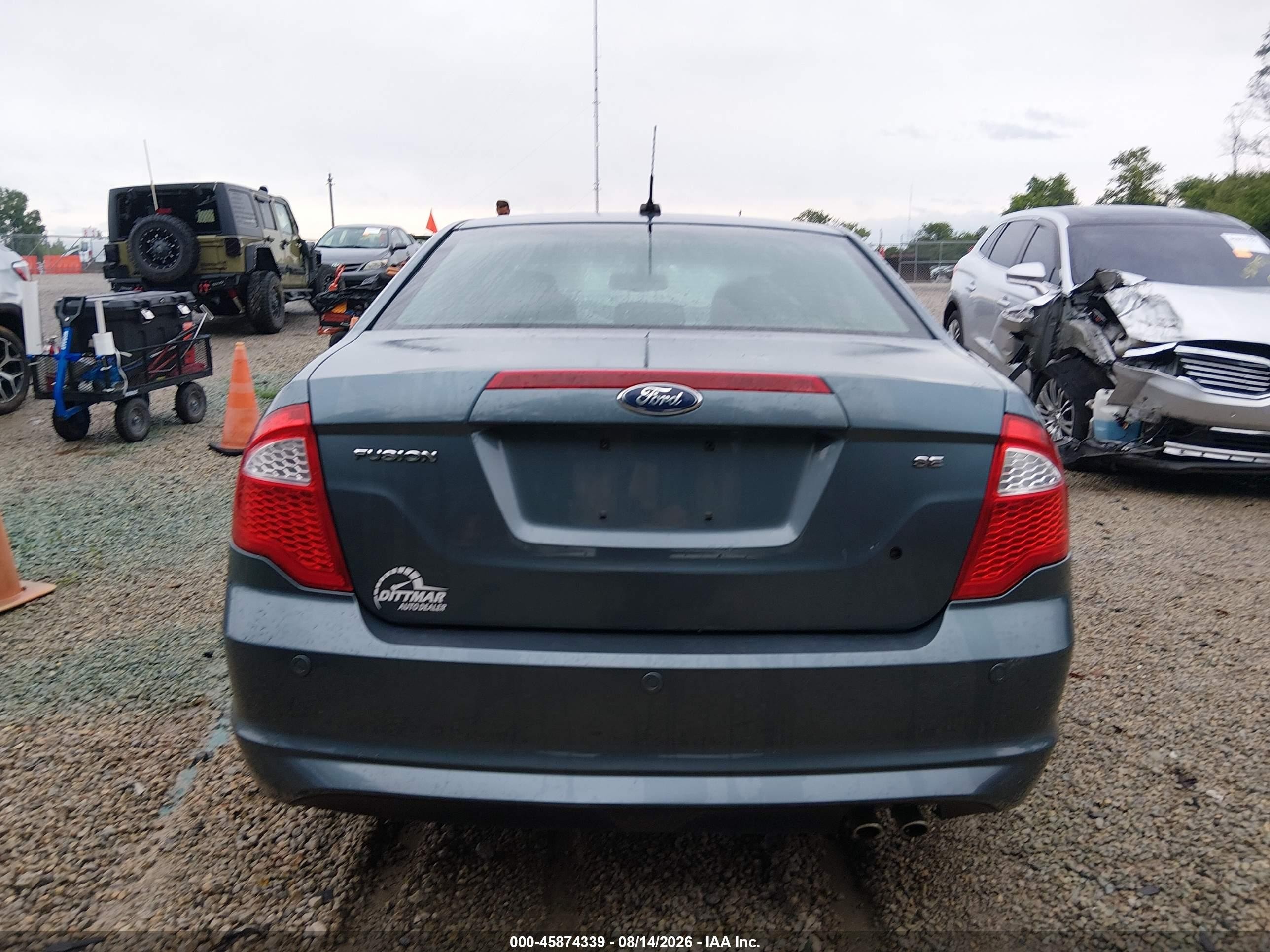 2011 Ford Fusion Se Blue vin: 3FAHP0HA8BR232219