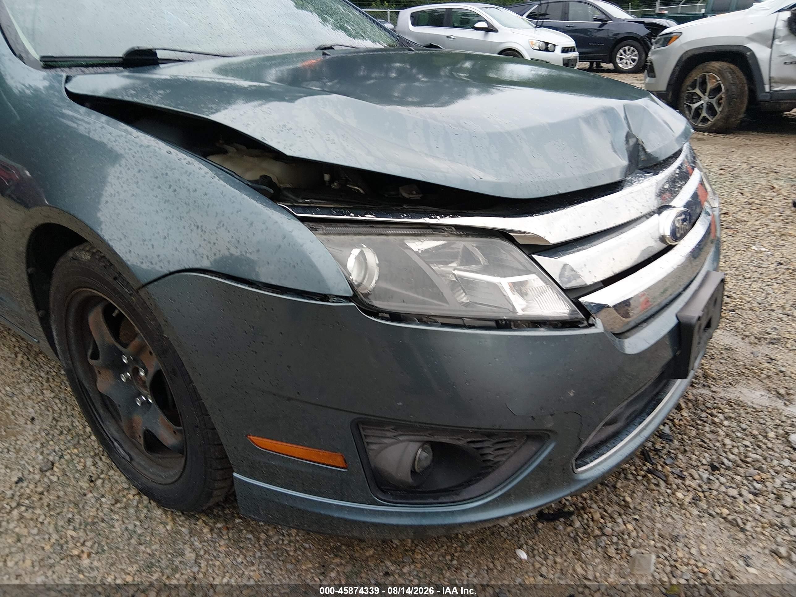 2011 Ford Fusion Se Blue vin: 3FAHP0HA8BR232219