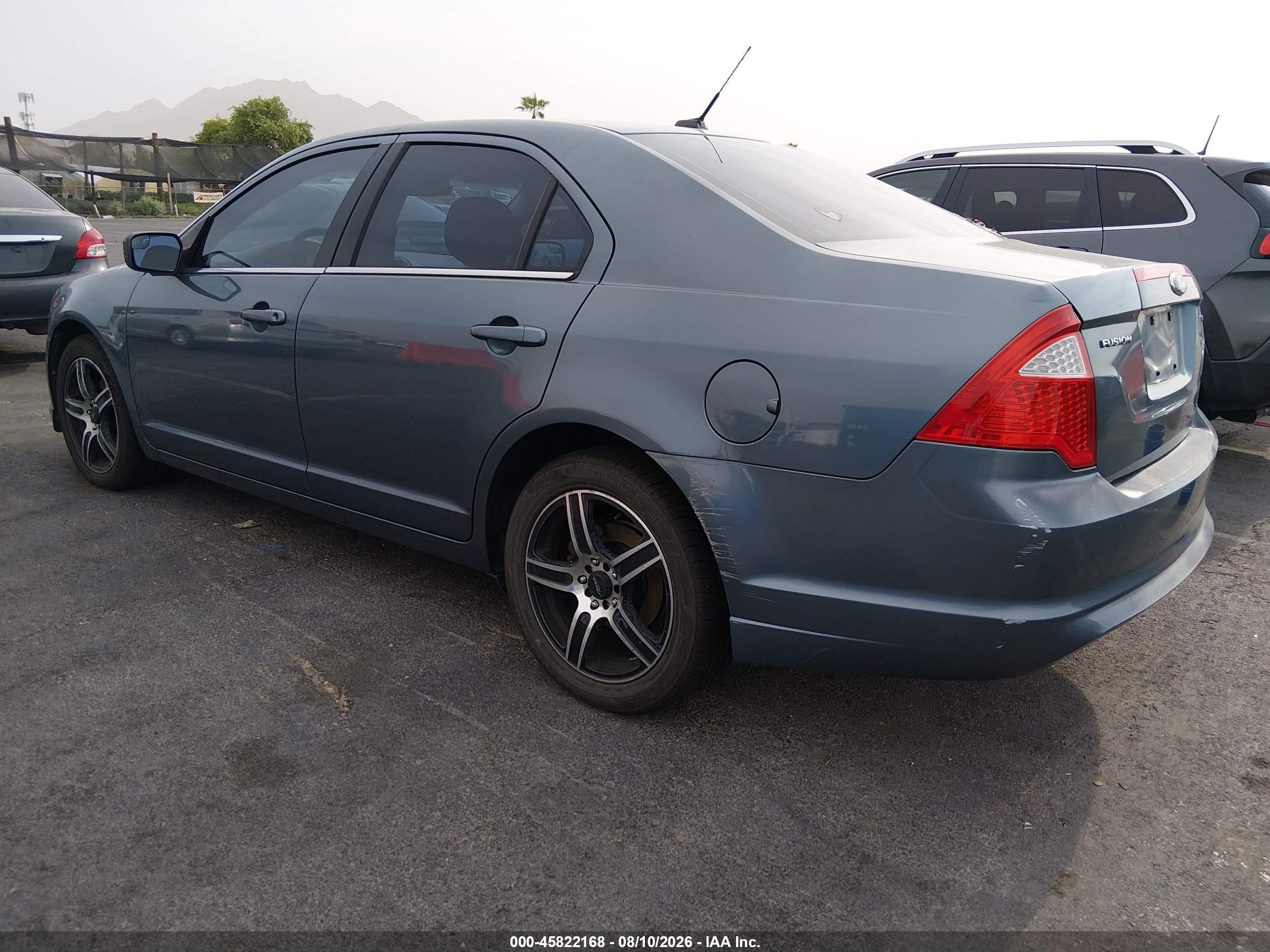 2011 Ford Fusion Se Blue vin: 3FAHP0HA8BR246881