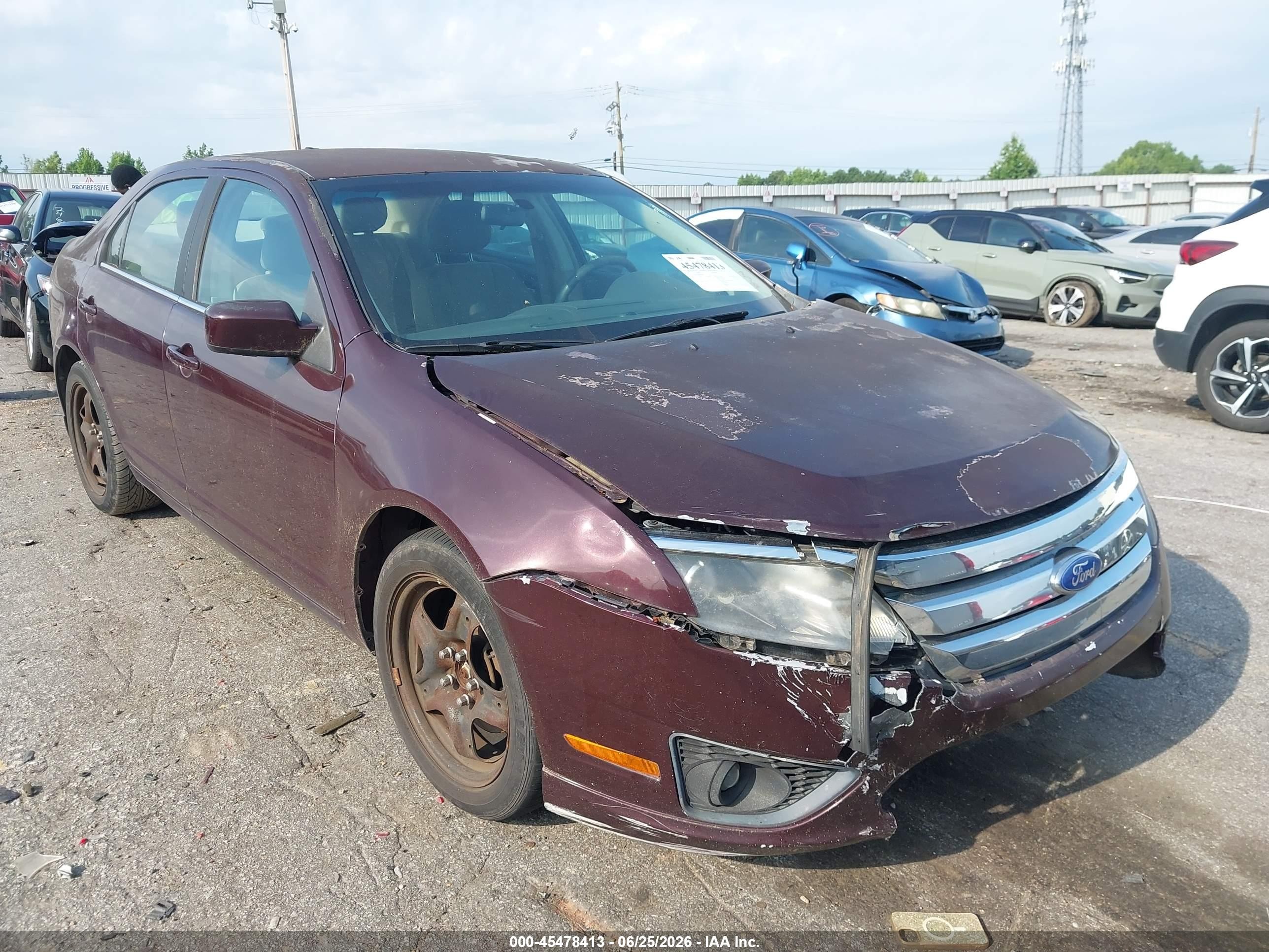 2011 Ford Fusion Se Maroon vin: 3FAHP0HA8BR298981