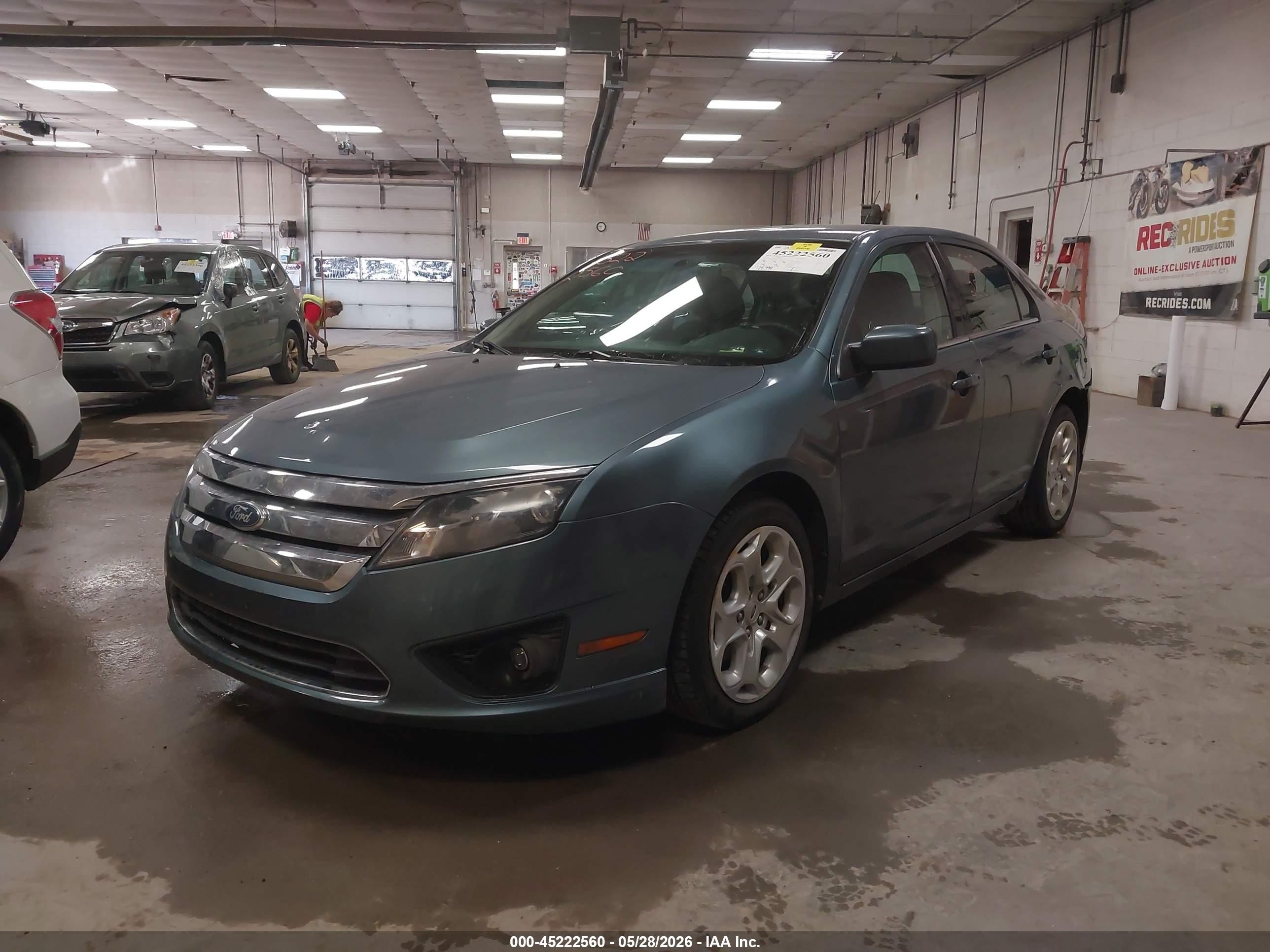 2011 Ford Fusion Se Blue vin: 3FAHP0HA8BR314984