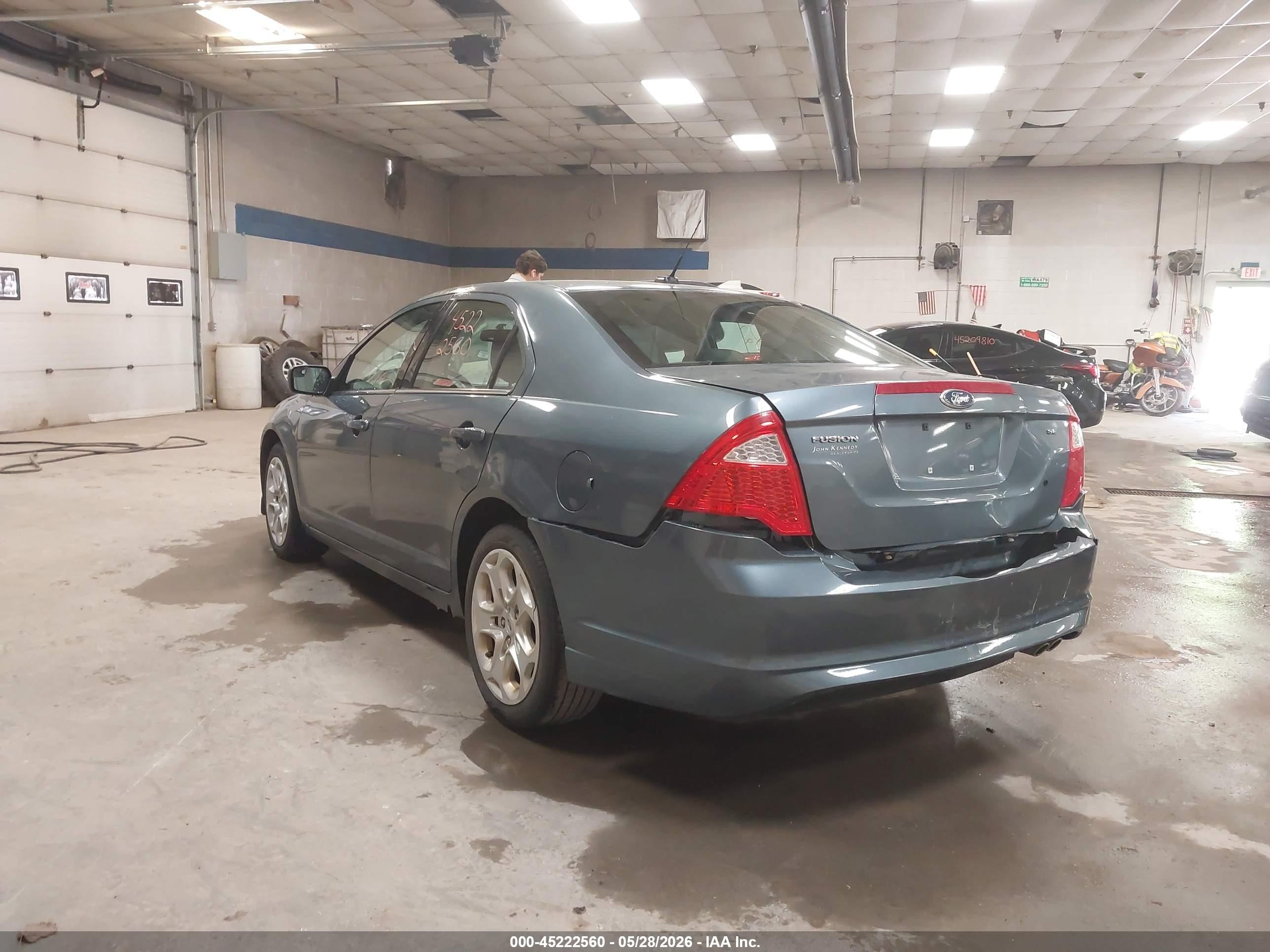2011 Ford Fusion Se Blue vin: 3FAHP0HA8BR314984