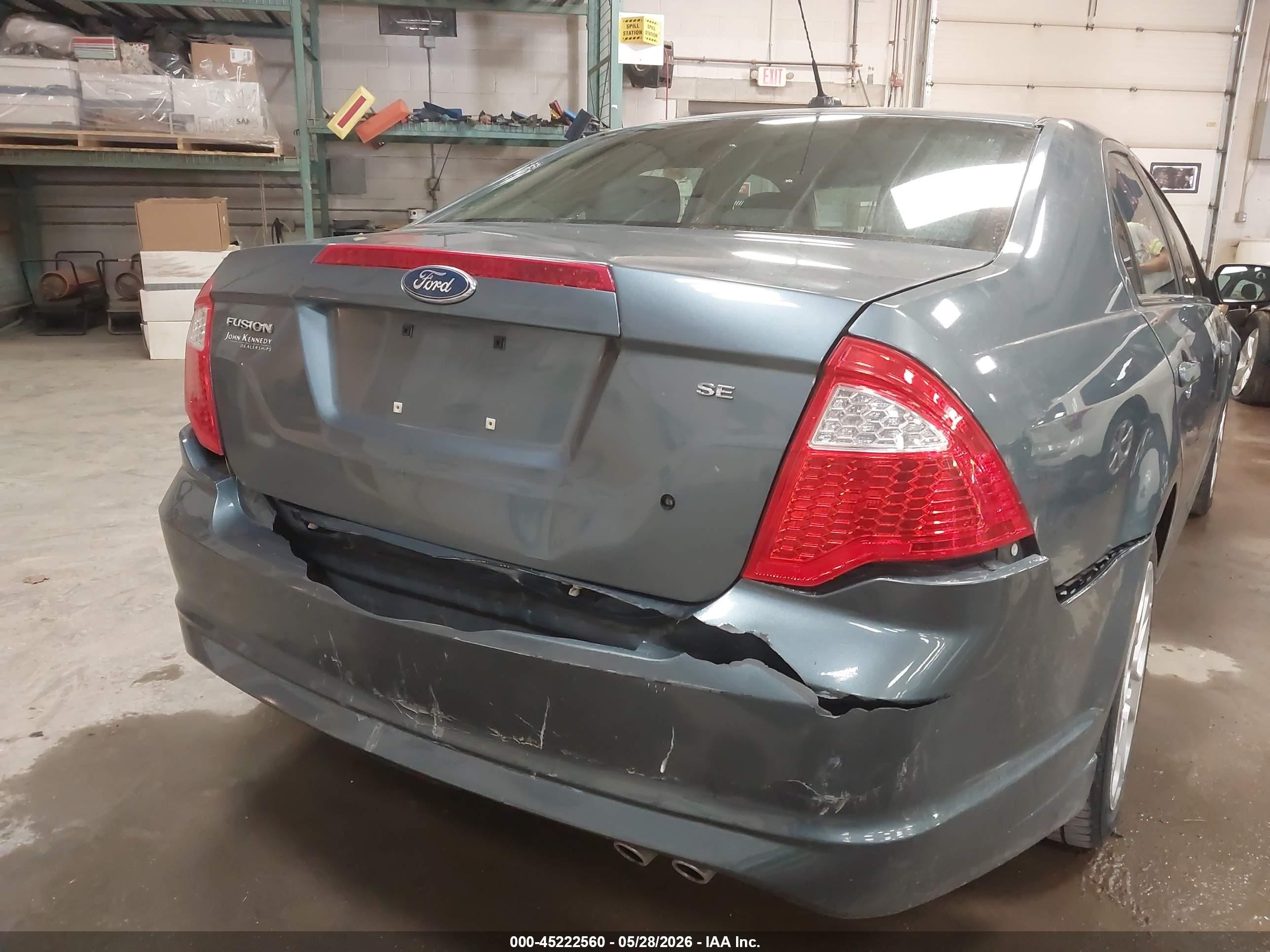 2011 Ford Fusion Se Blue vin: 3FAHP0HA8BR314984