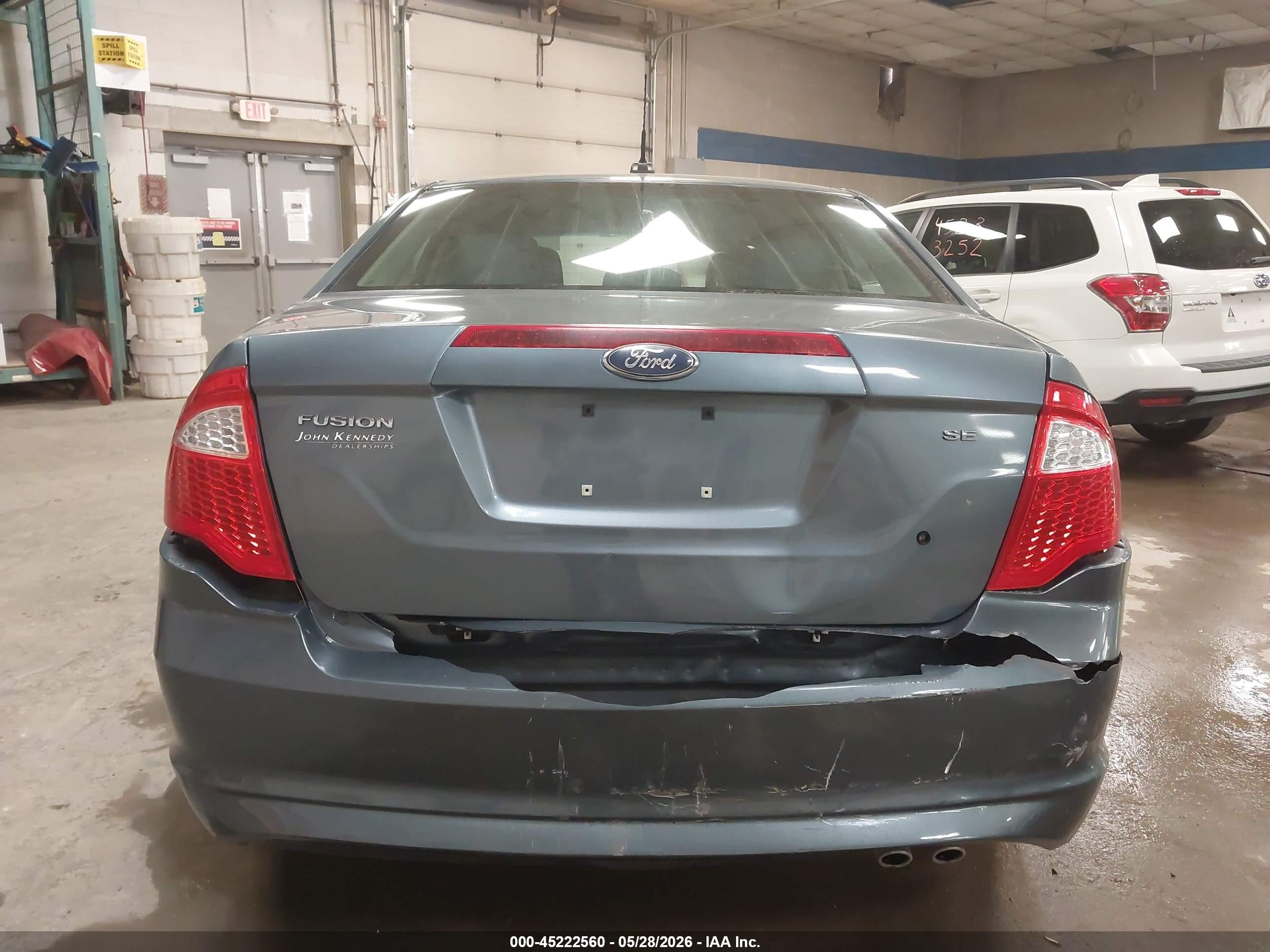 2011 Ford Fusion Se Blue vin: 3FAHP0HA8BR314984