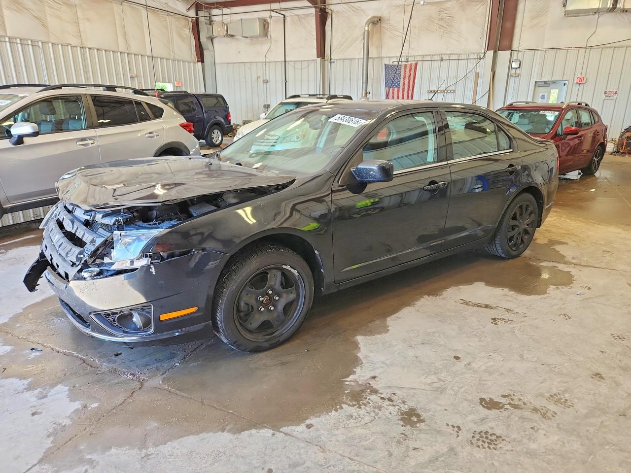 2011 Ford Fusion Se Black vin: 3FAHP0HA8BR317822