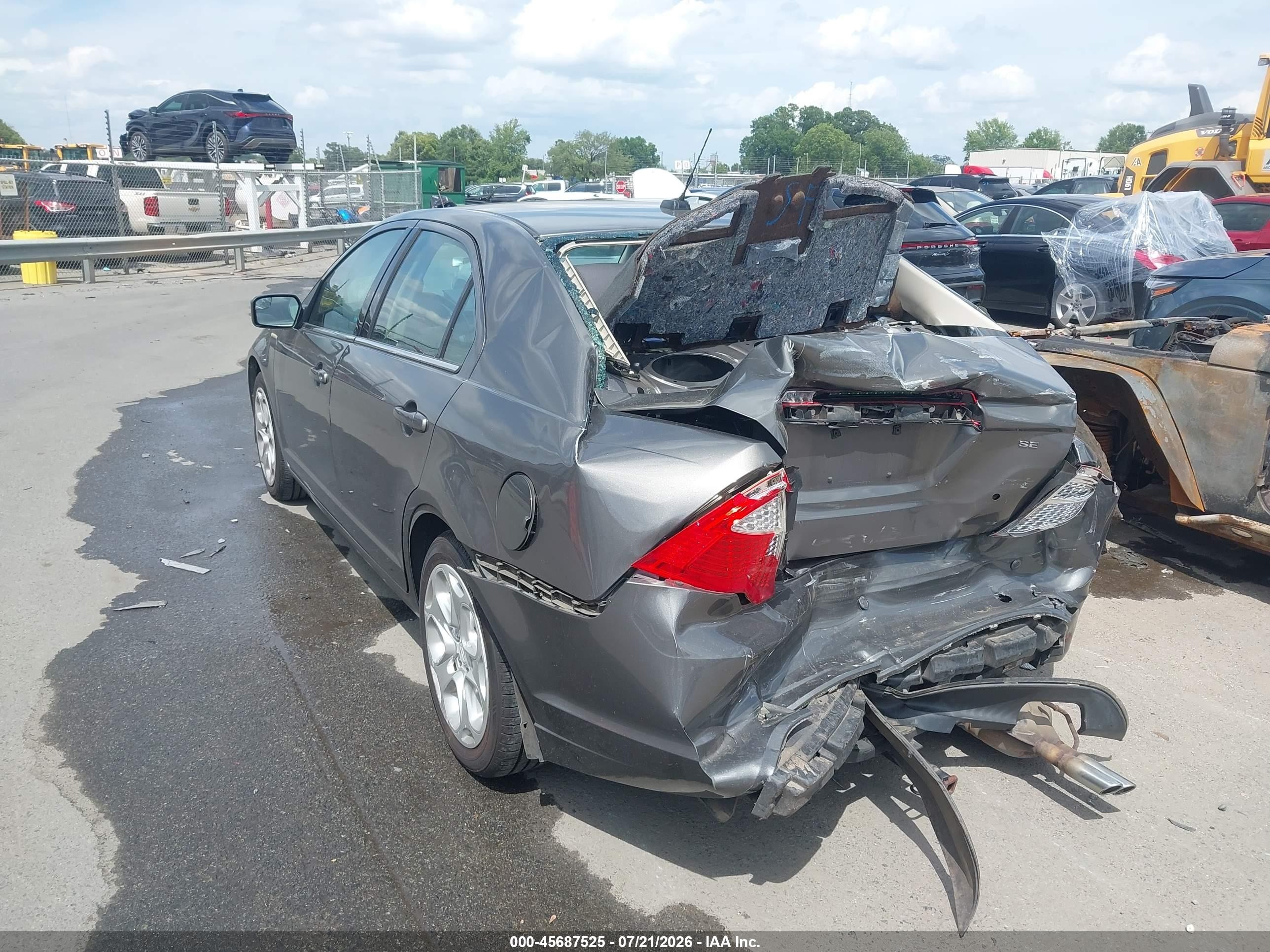 2011 Ford Fusion Se Gray vin: 3FAHP0HA8BR318467
