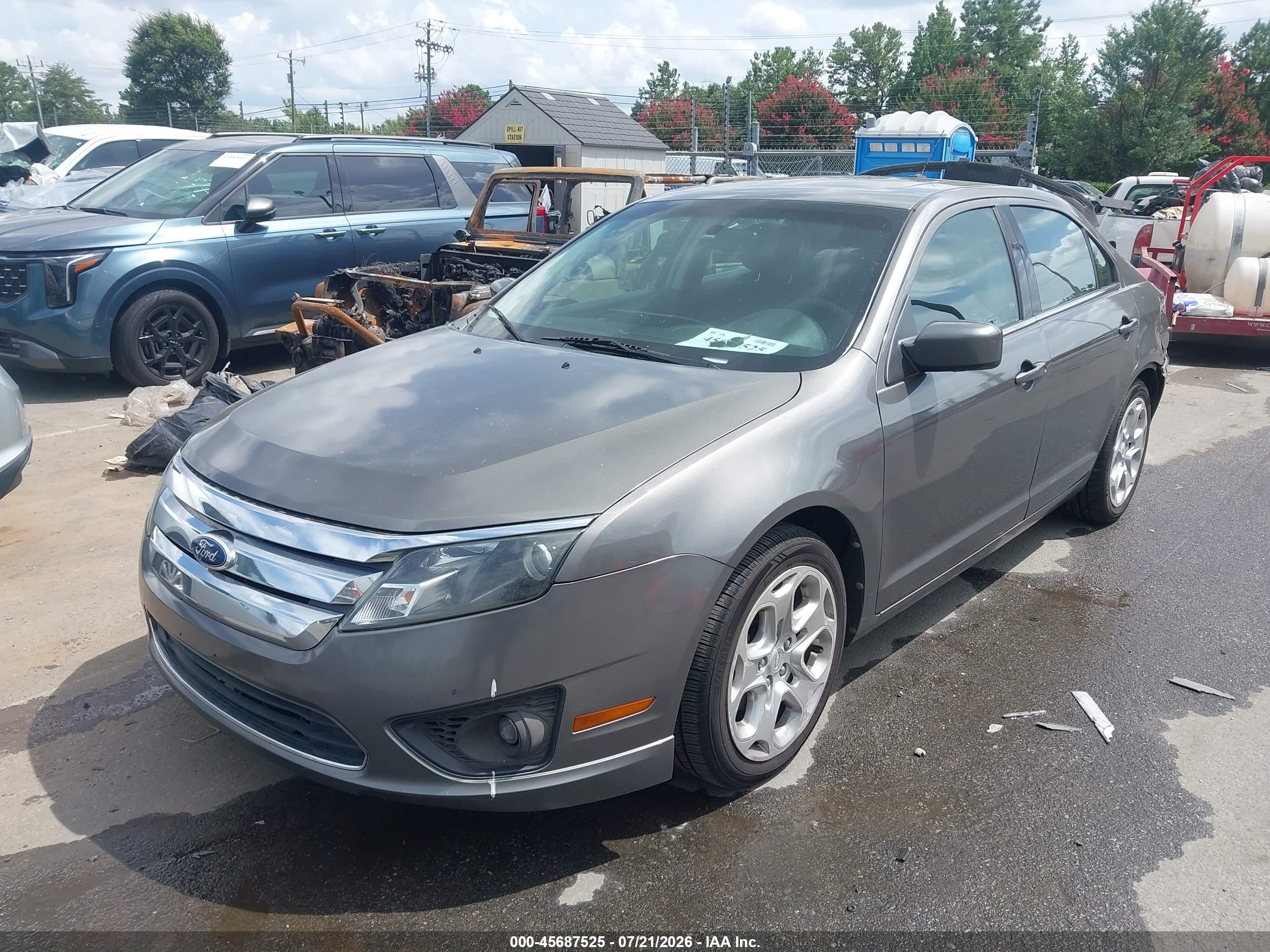 2011 Ford Fusion Se Gray vin: 3FAHP0HA8BR318467