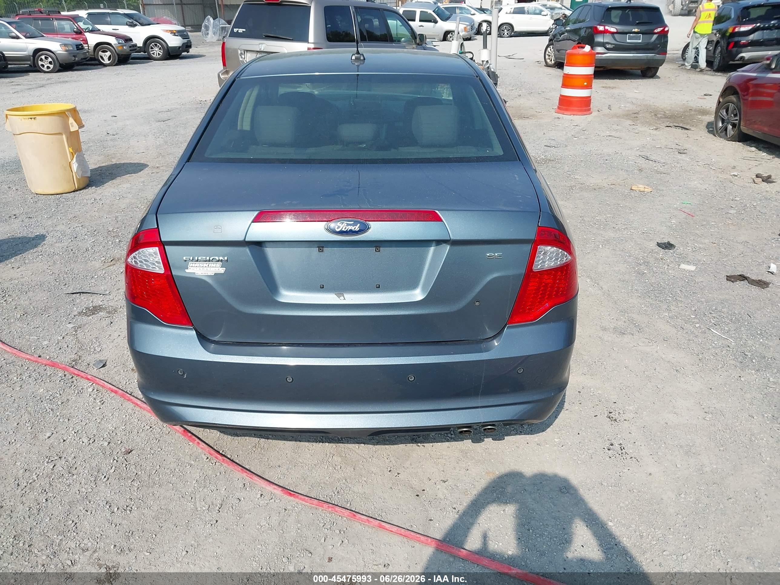 2012 Ford Fusion Se Blue vin: 3FAHP0HA8CR148483