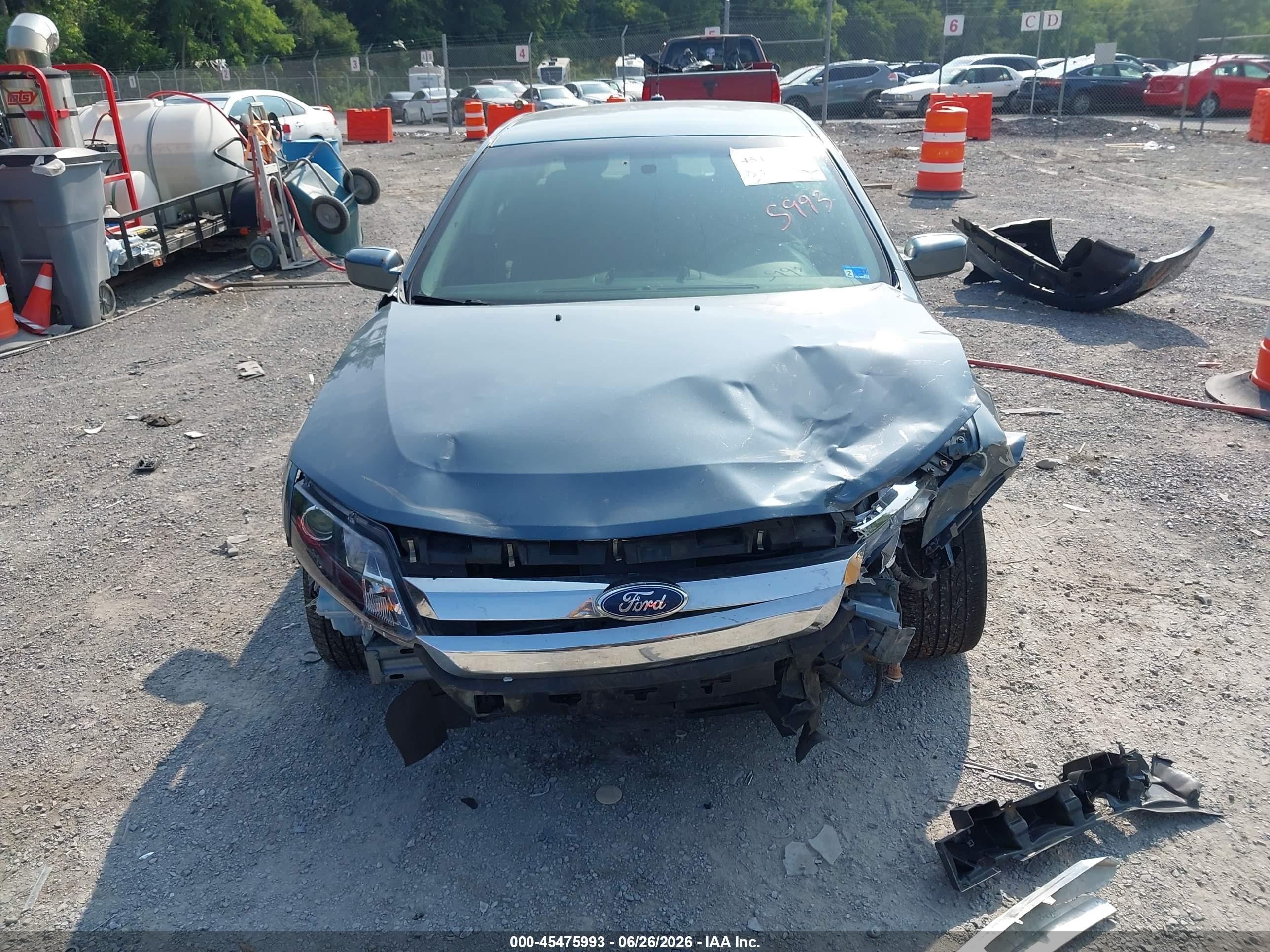 2012 Ford Fusion Se Blue vin: 3FAHP0HA8CR148483