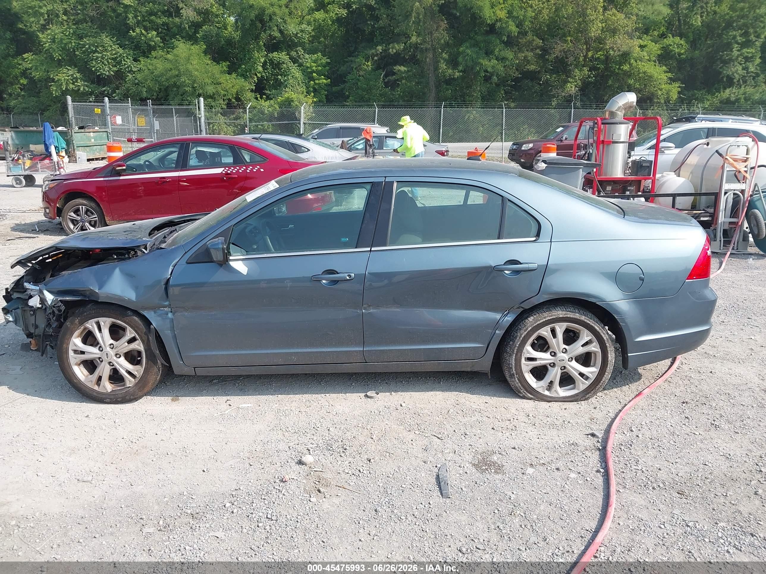 2012 Ford Fusion Se Blue vin: 3FAHP0HA8CR148483