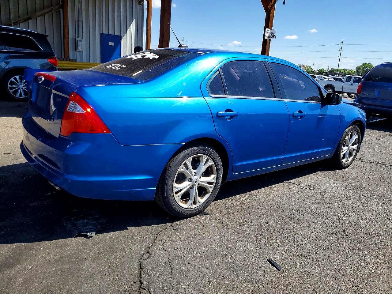 2012 Ford Fusion Se Blue vin: 3FAHP0HA8CR152467