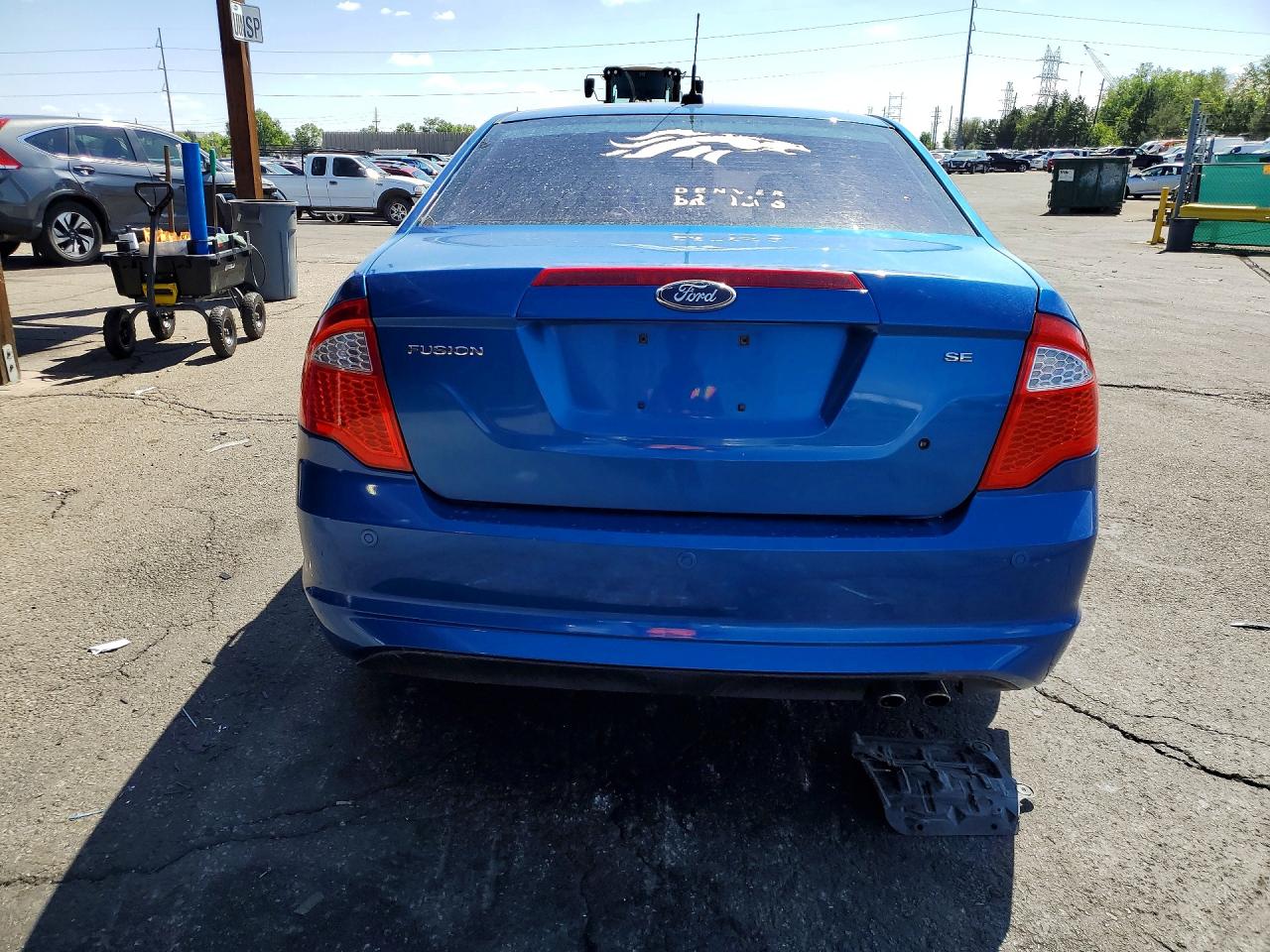 2012 Ford Fusion Se Blue vin: 3FAHP0HA8CR152467