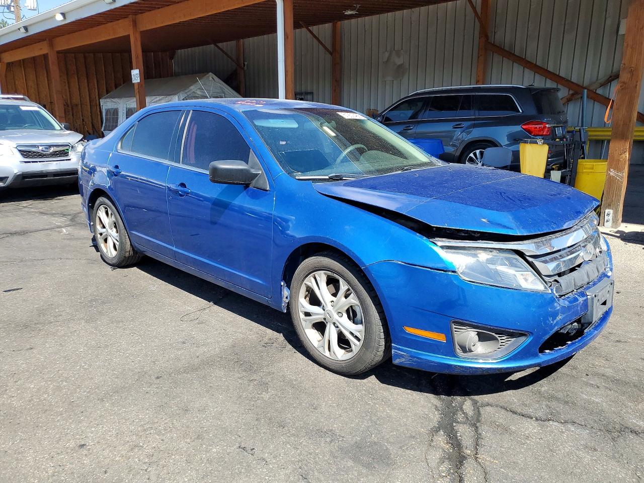 2012 Ford Fusion Se Blue vin: 3FAHP0HA8CR152467