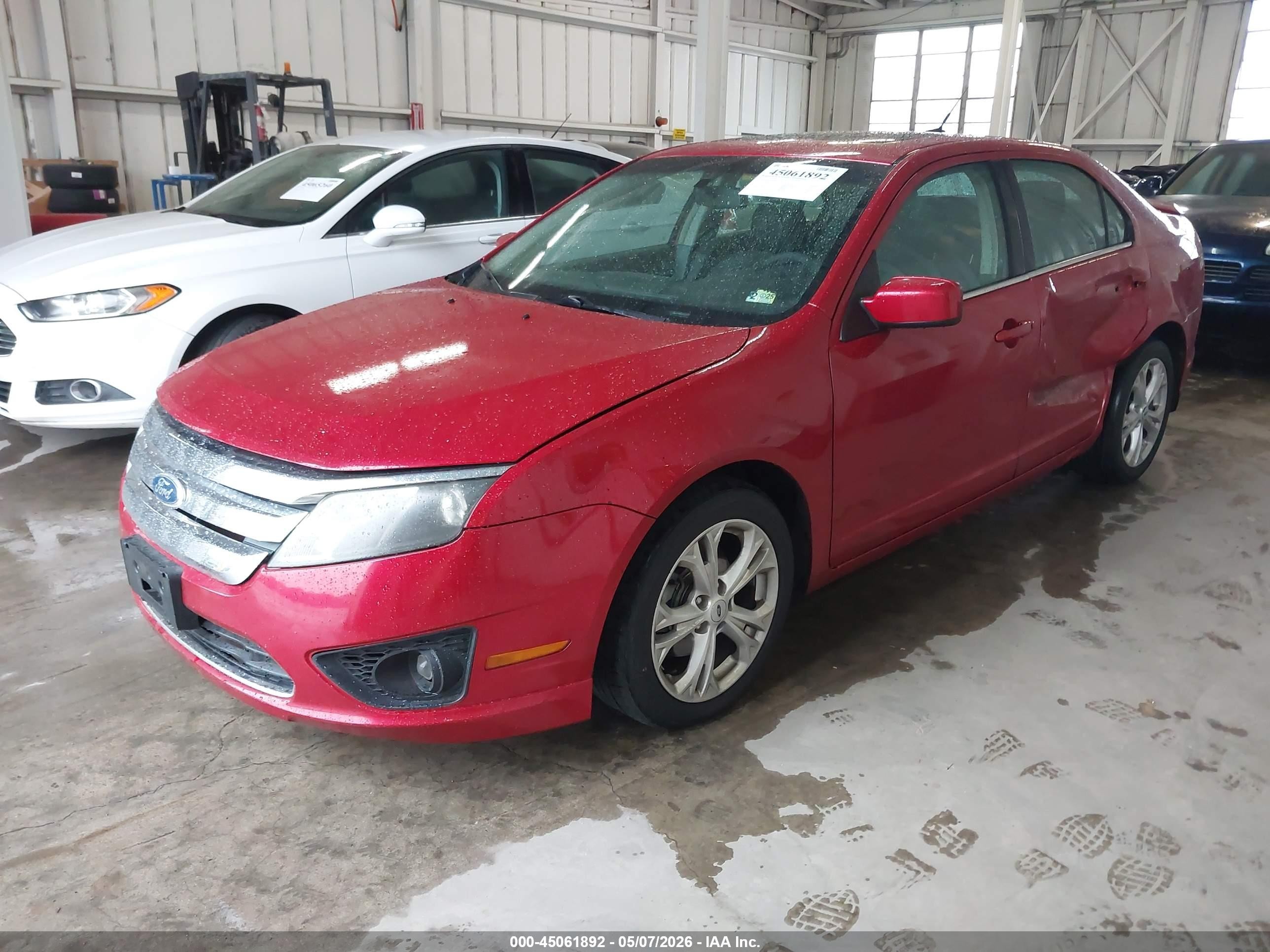 2012 Ford Fusion Se Красный vin: 3FAHP0HA8CR154896