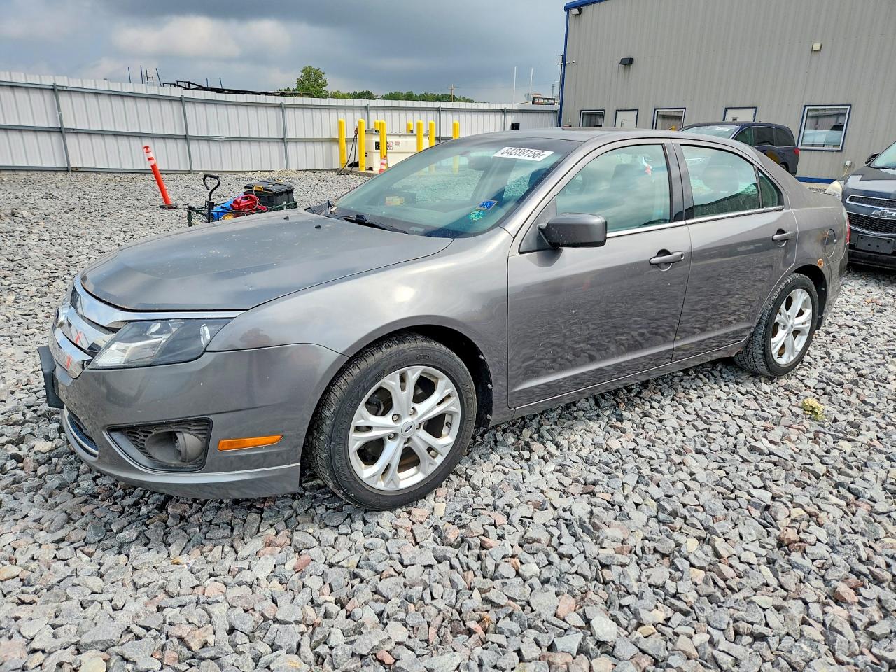 2012 Ford Fusion Se Gray vin: 3FAHP0HA8CR180124