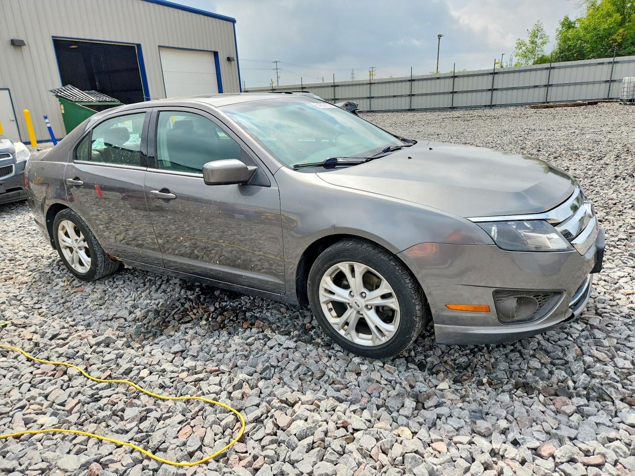 2012 Ford Fusion Se Gray vin: 3FAHP0HA8CR180124