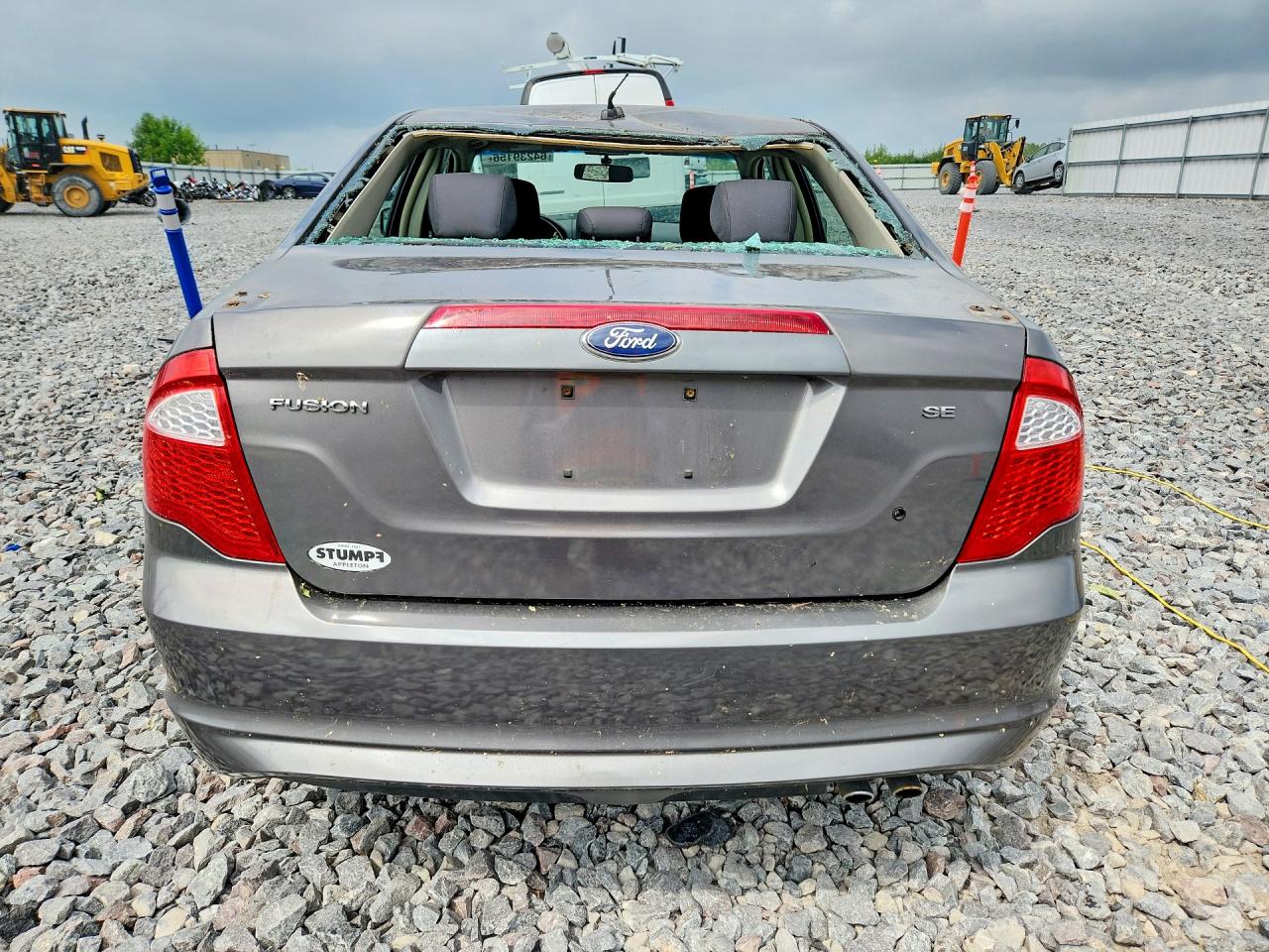 2012 Ford Fusion Se Gray vin: 3FAHP0HA8CR180124