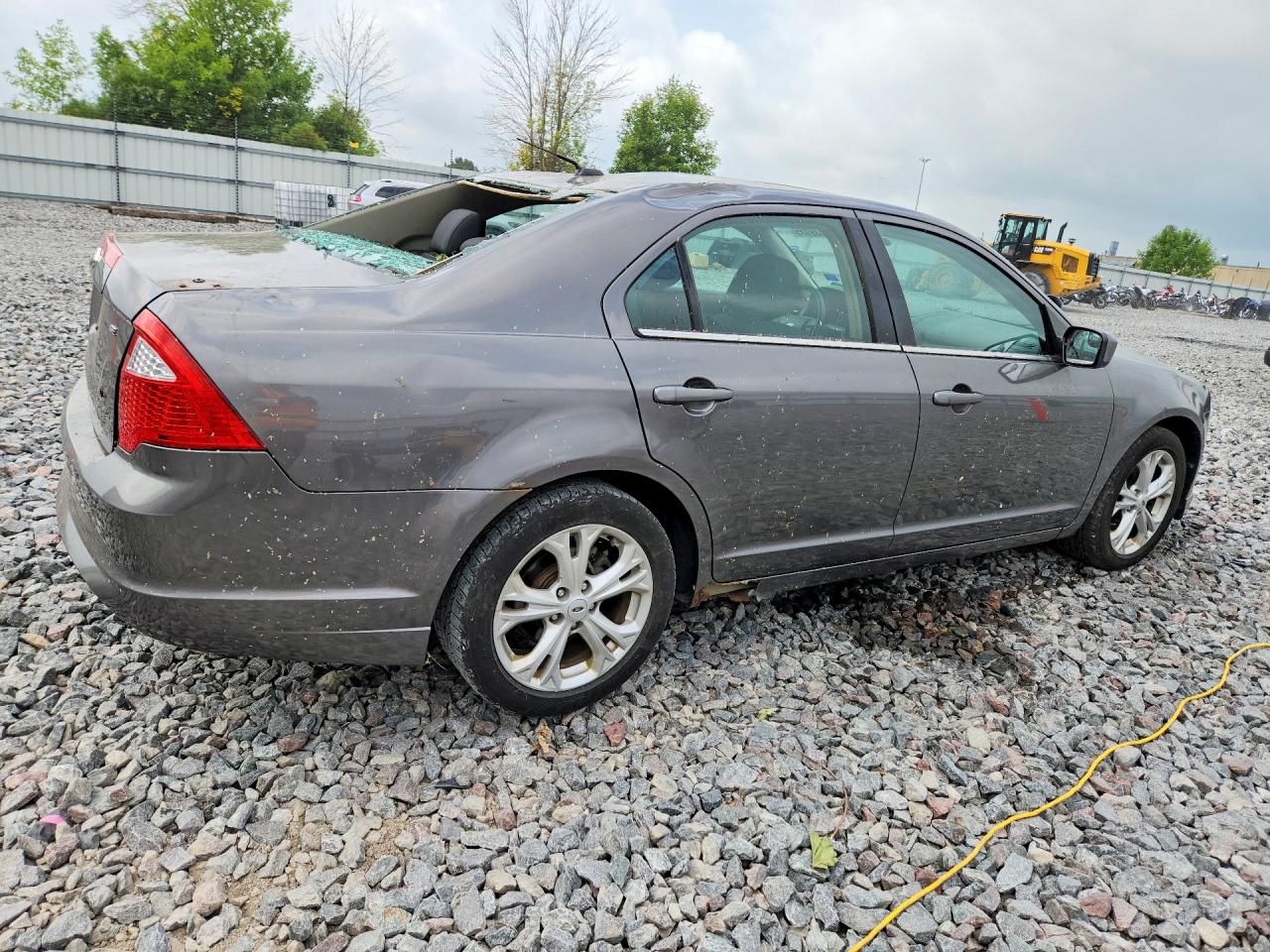 2012 Ford Fusion Se Gray vin: 3FAHP0HA8CR180124
