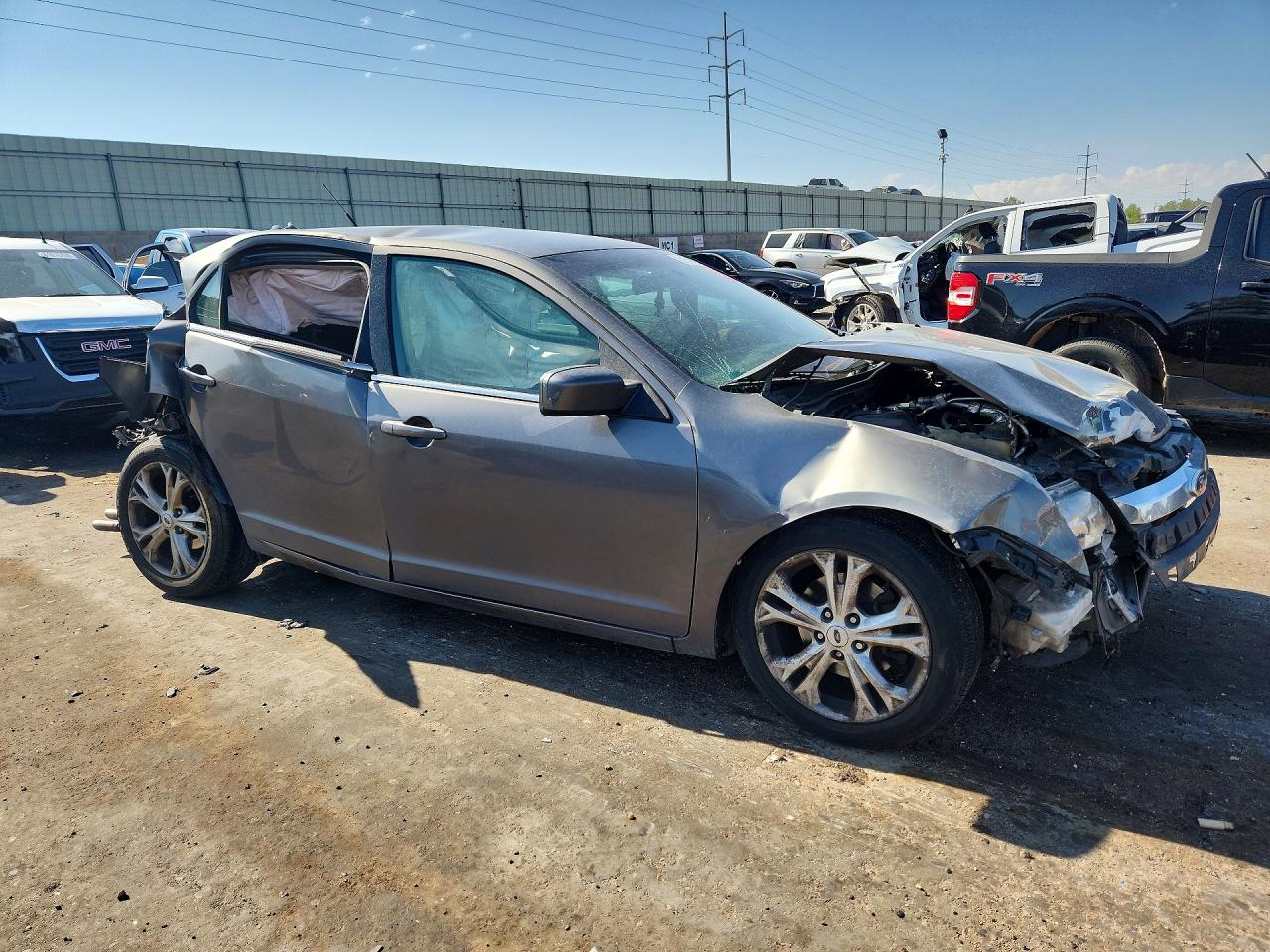 2012 Ford Fusion Se Gray vin: 3FAHP0HA8CR199174