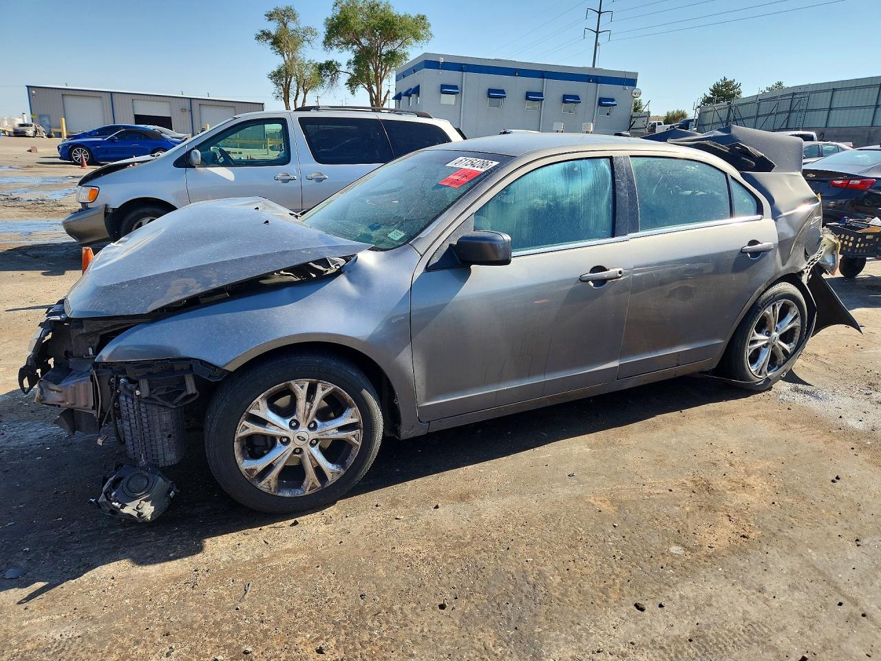 2012 Ford Fusion Se Gray vin: 3FAHP0HA8CR199174