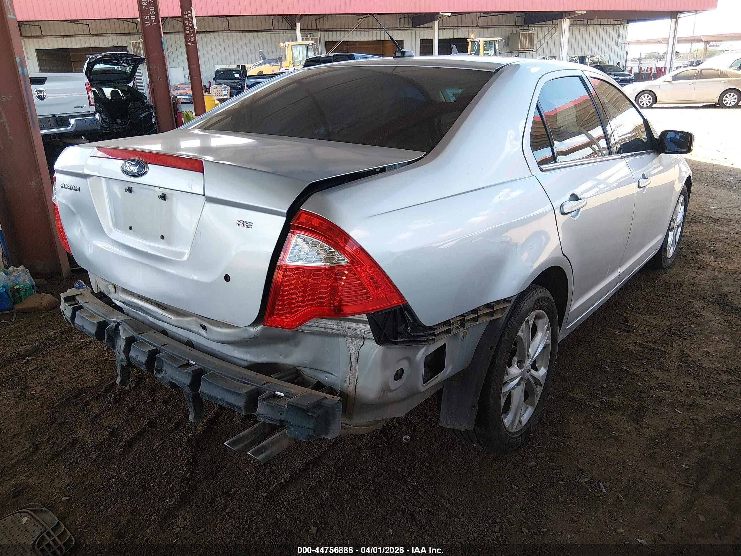 2012 Ford Fusion Se Silver vin: 3FAHP0HA8CR200436