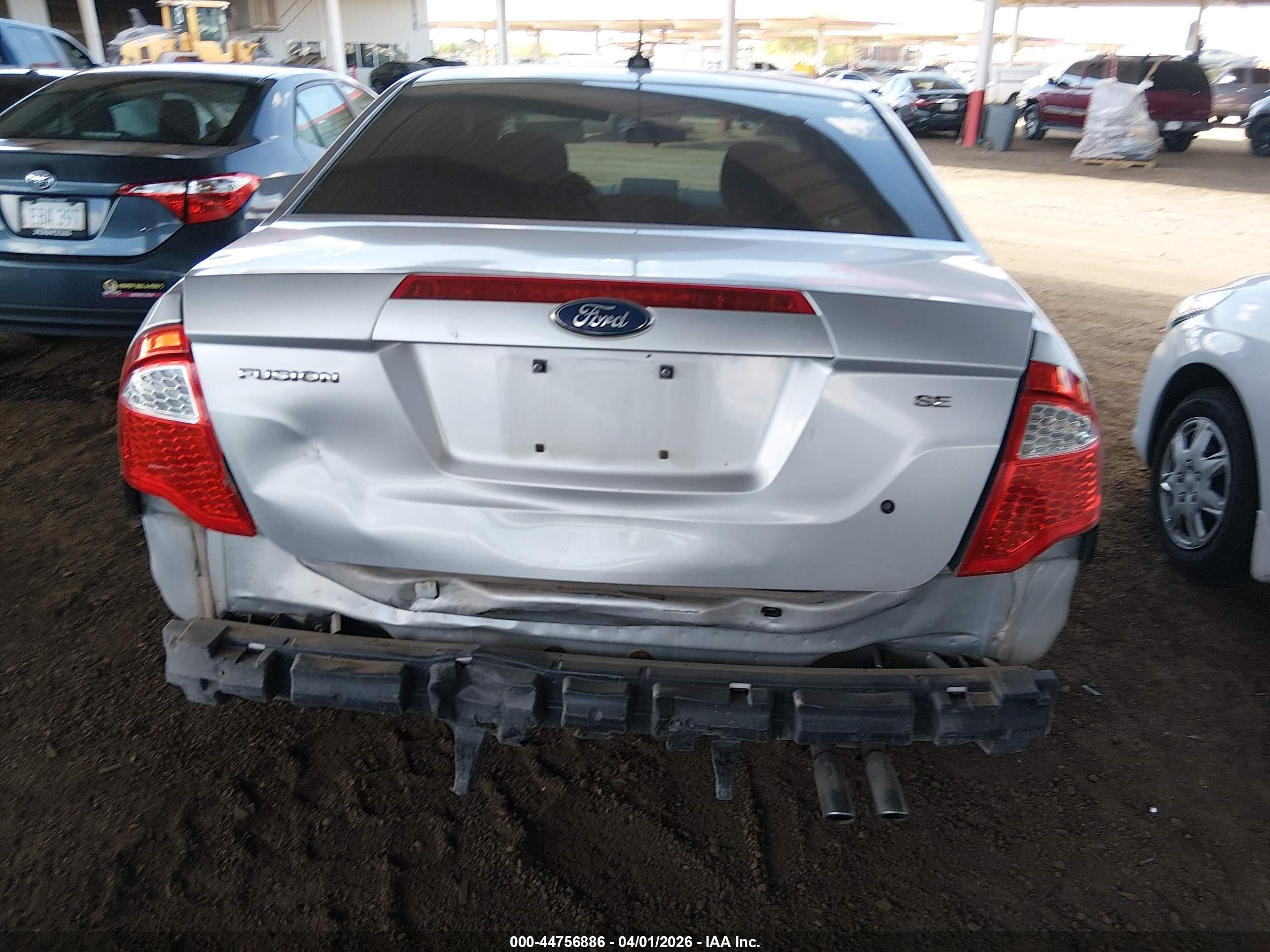2012 Ford Fusion Se Silver vin: 3FAHP0HA8CR200436