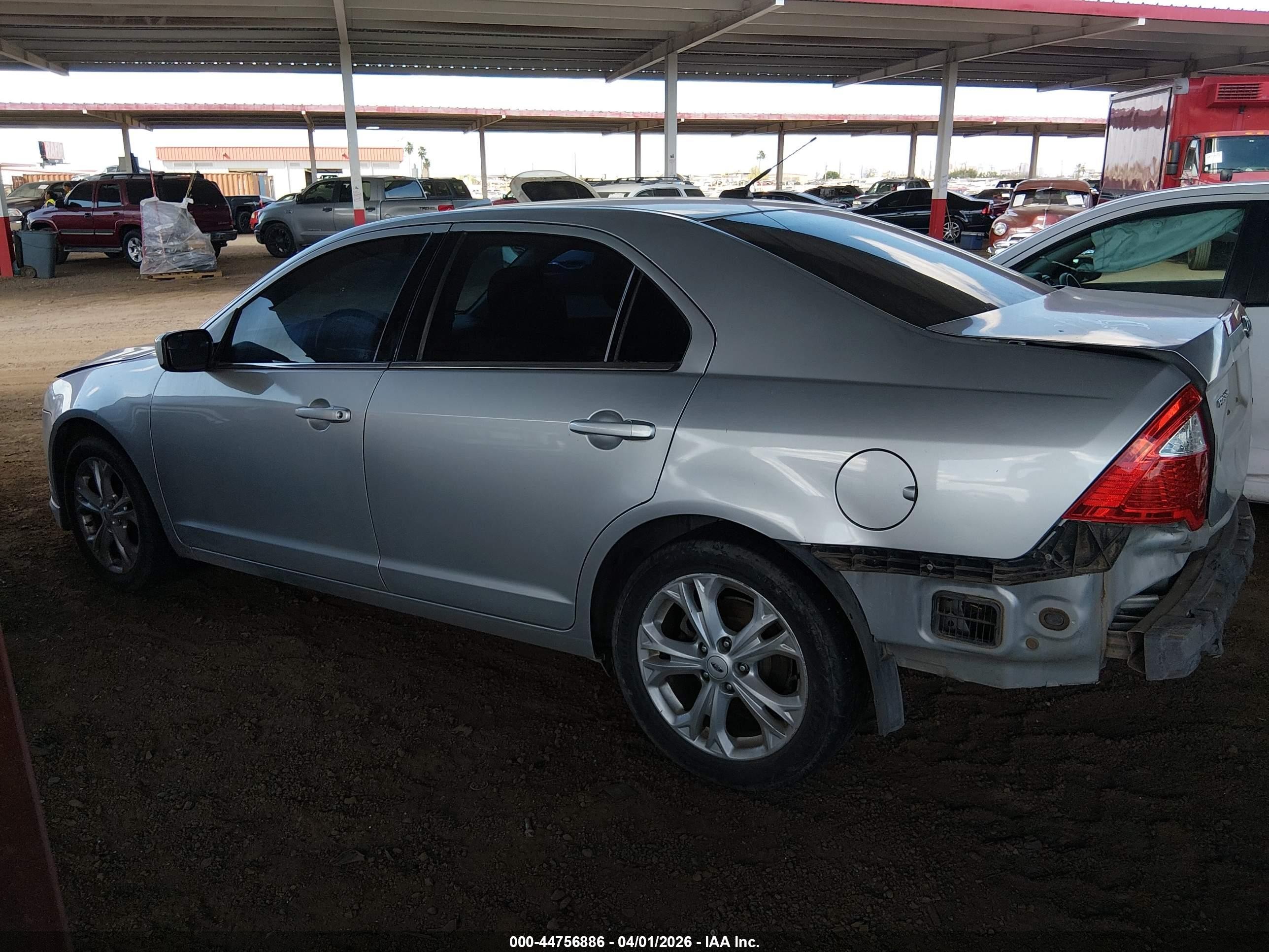 2012 Ford Fusion Se Silver vin: 3FAHP0HA8CR200436