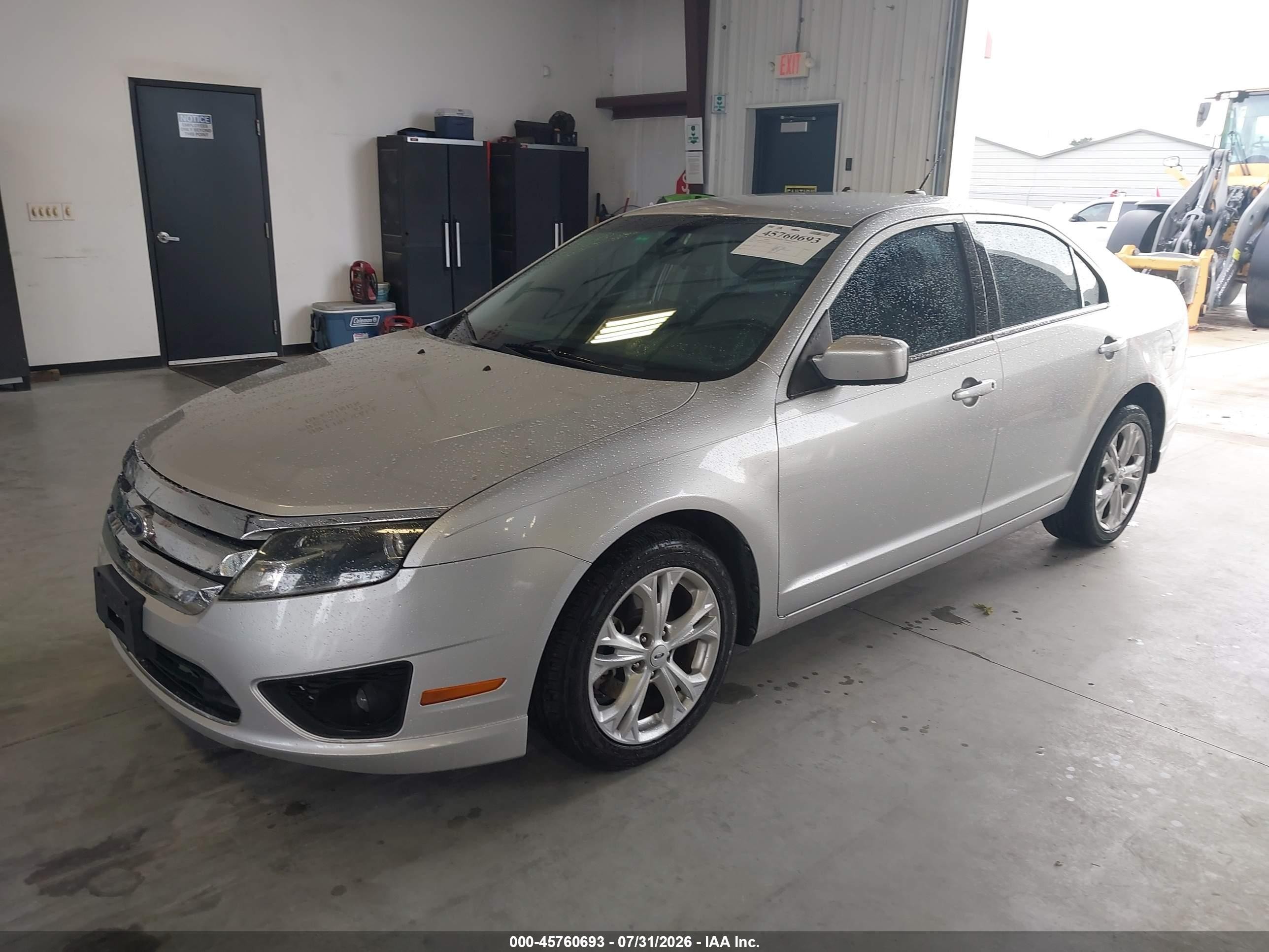 2012 Ford Fusion Se Silver vin: 3FAHP0HA8CR225322